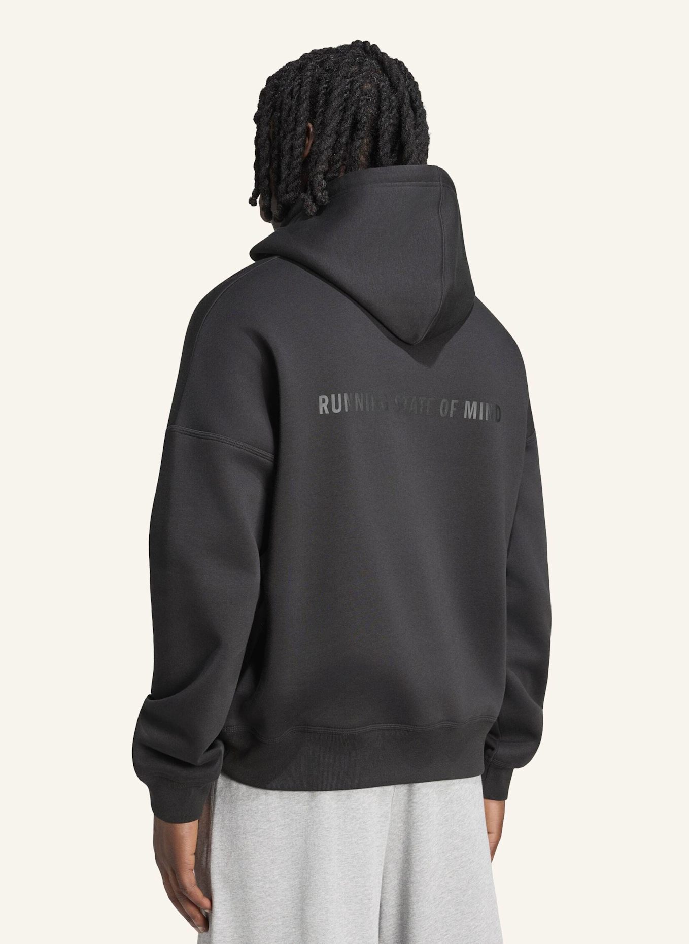 adidas ADI365 RUNNING COMMUNITY CULTURE HOODIE: SCHWARZ