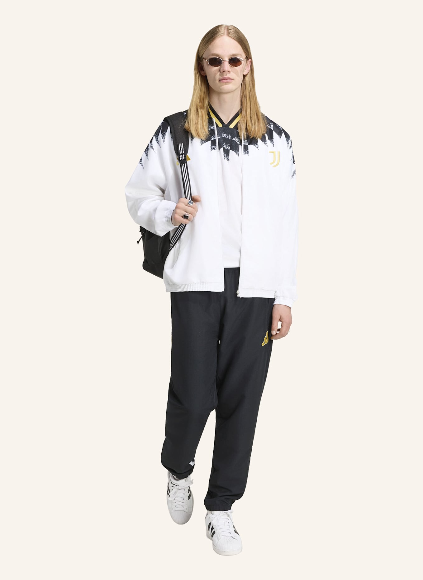 adidas JUVENTUS TURIN STADIUM TRAININGSJACKE: WEISS