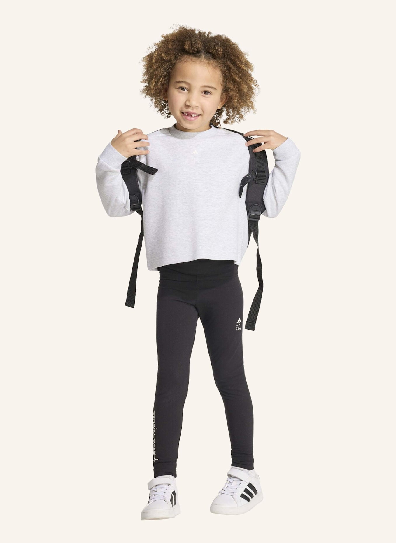 adidas ADIDAS DISNEY MINNIE MAUS JOGGINGANZUG: GRAU/ WEISS