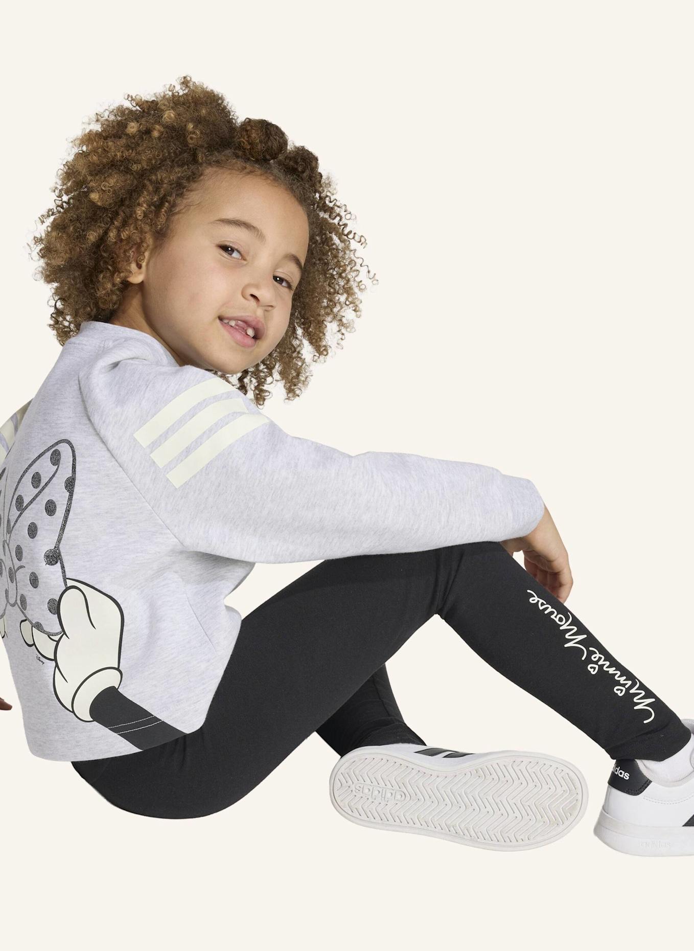 adidas ADIDAS DISNEY MINNIE MAUS JOGGINGANZUG: GRAU/ WEISS
