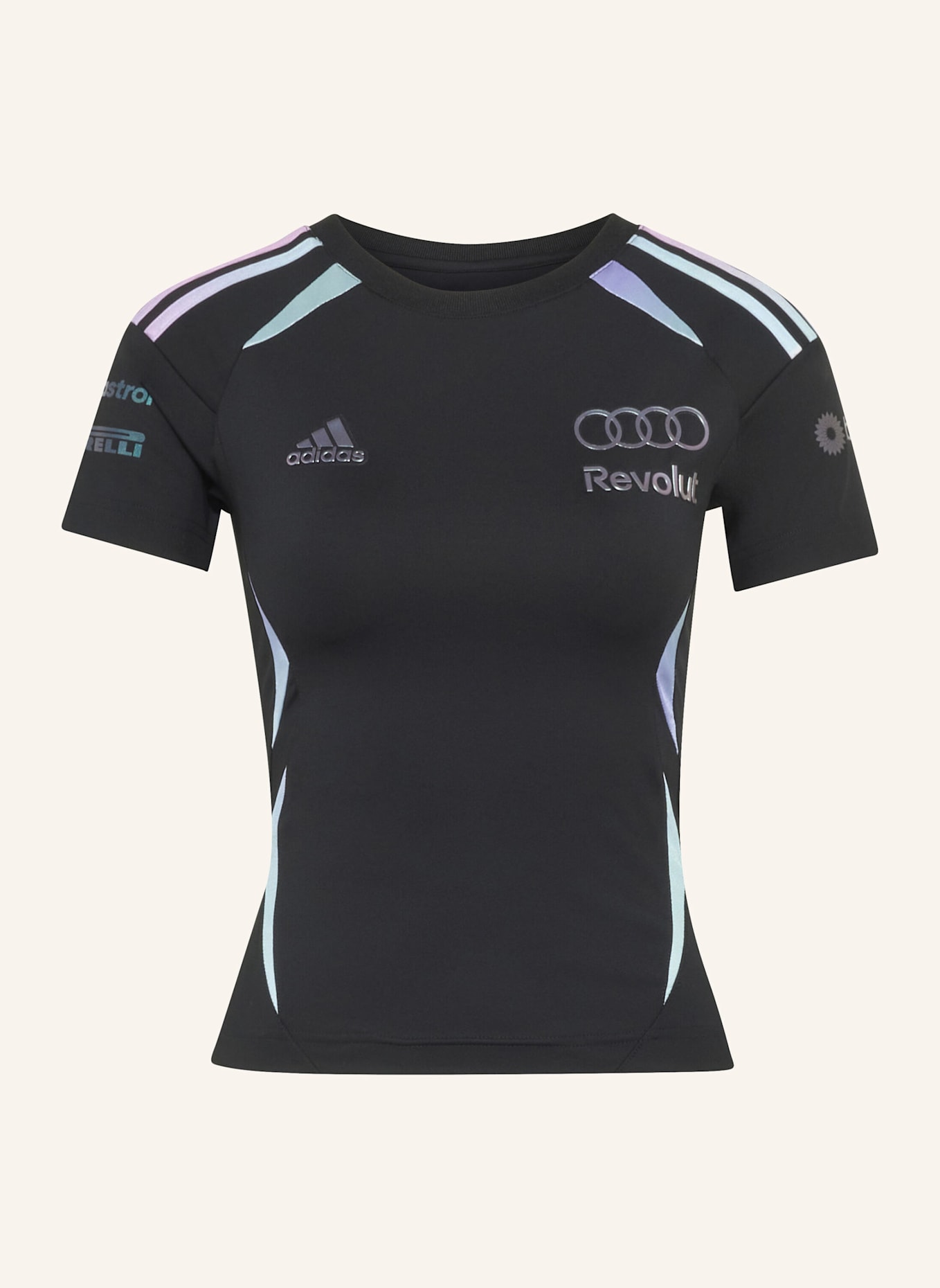 adidas AUDI REVOLUT F1 TEAM TEAMGEIST T-SHIRT: SCHWARZ