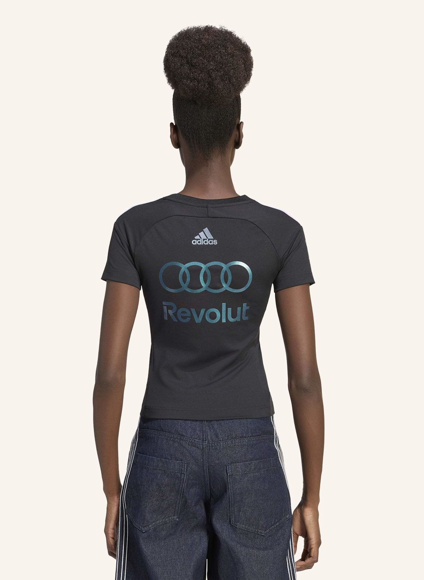 adidas AUDI REVOLUT F1 TEAM TEAMGEIST T-SHIRT: SCHWARZ