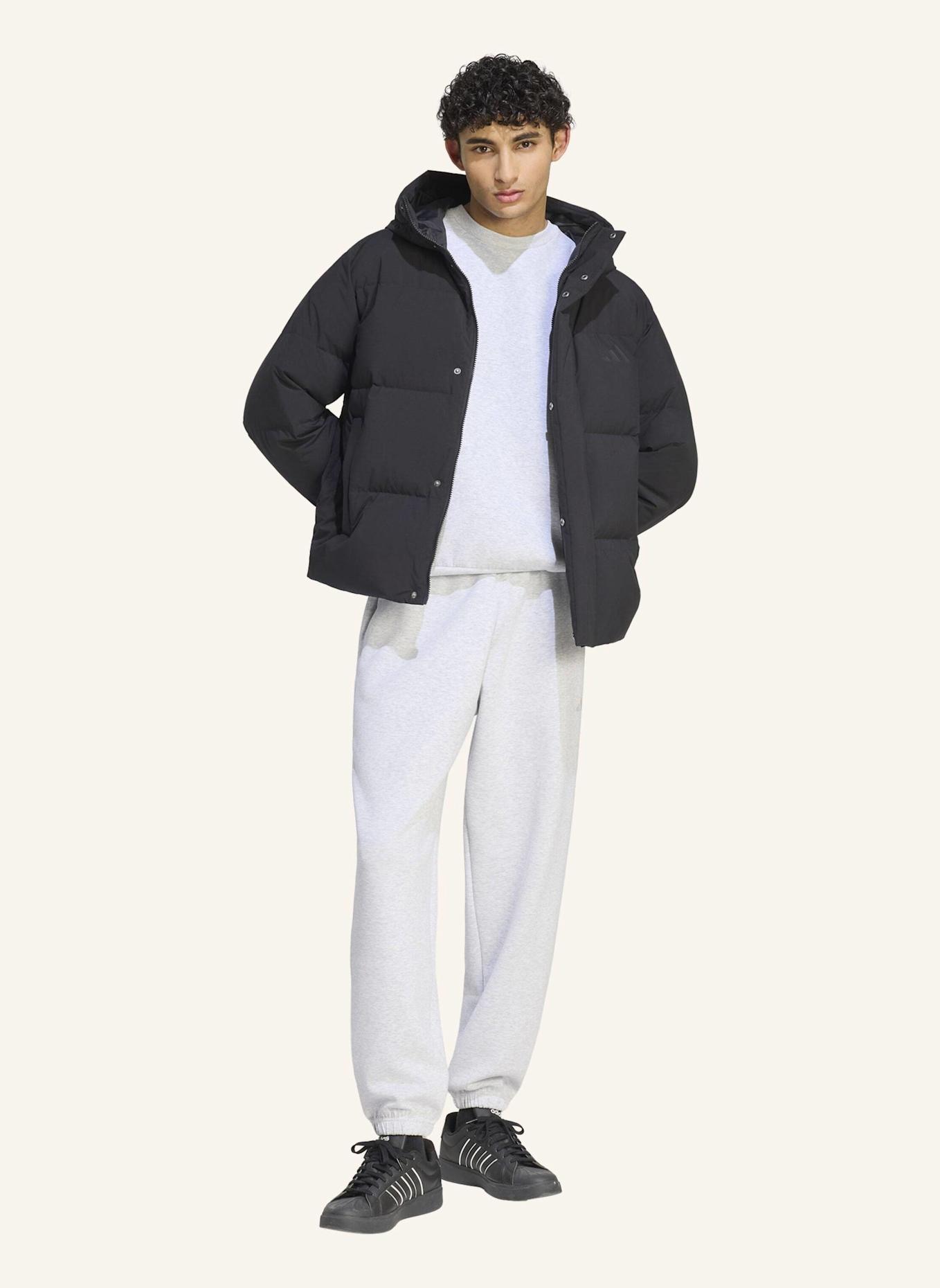 adidas HELIONIC PUFFER JACKE KAPUZE: SCHWARZ