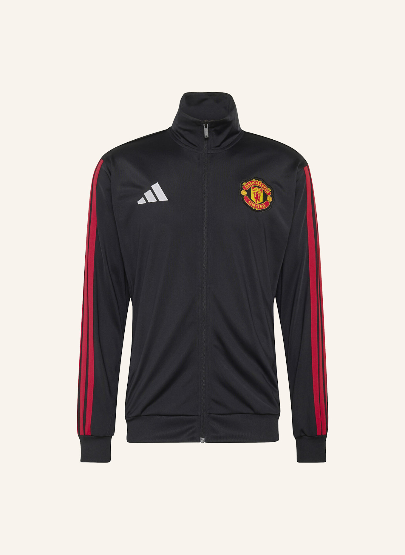 adidas MANCHESTER UNITED DNA TRAININGSJACKE: SCHWARZ