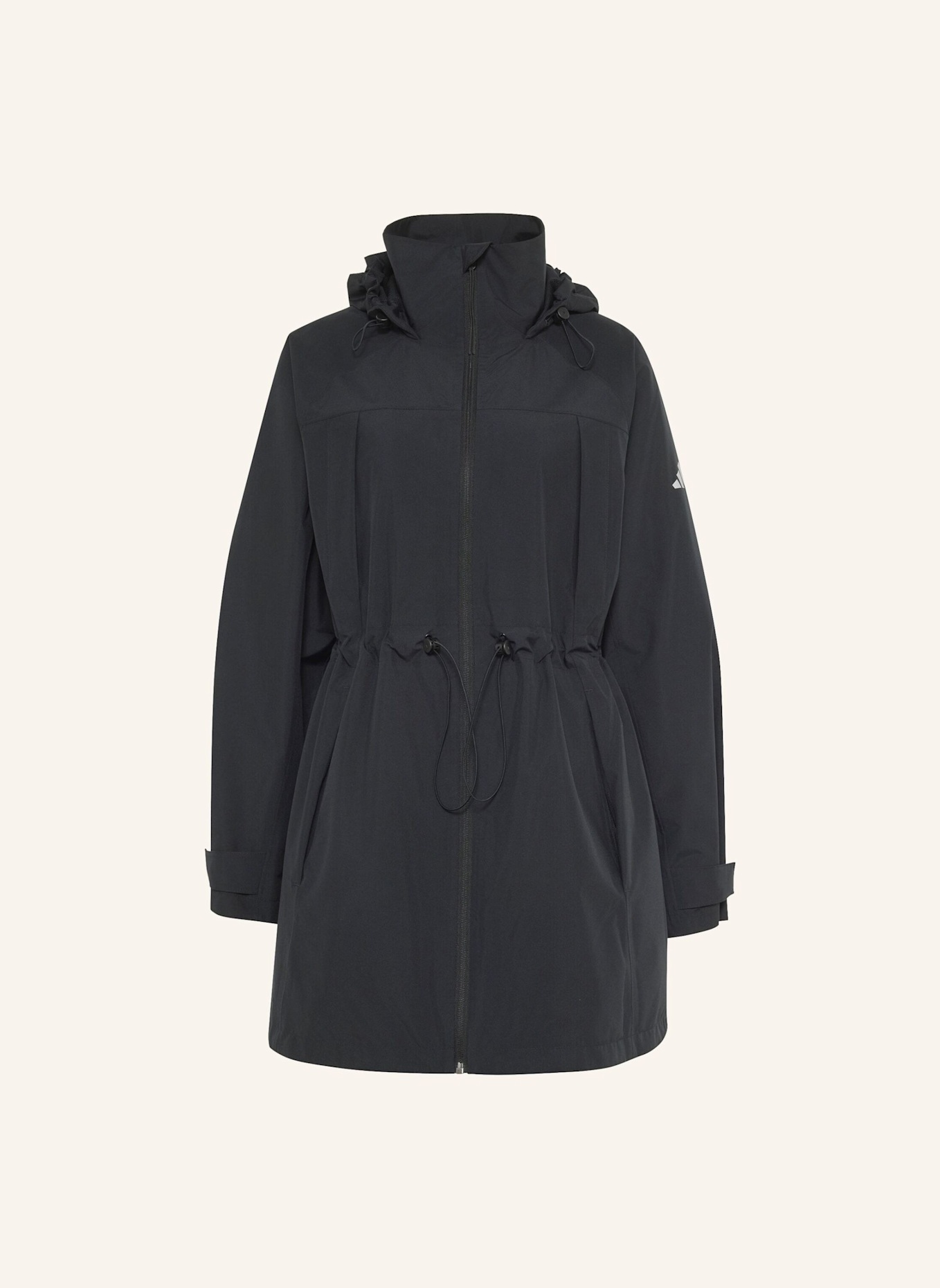 adidas CITY RAIN PARKA: SCHWARZ