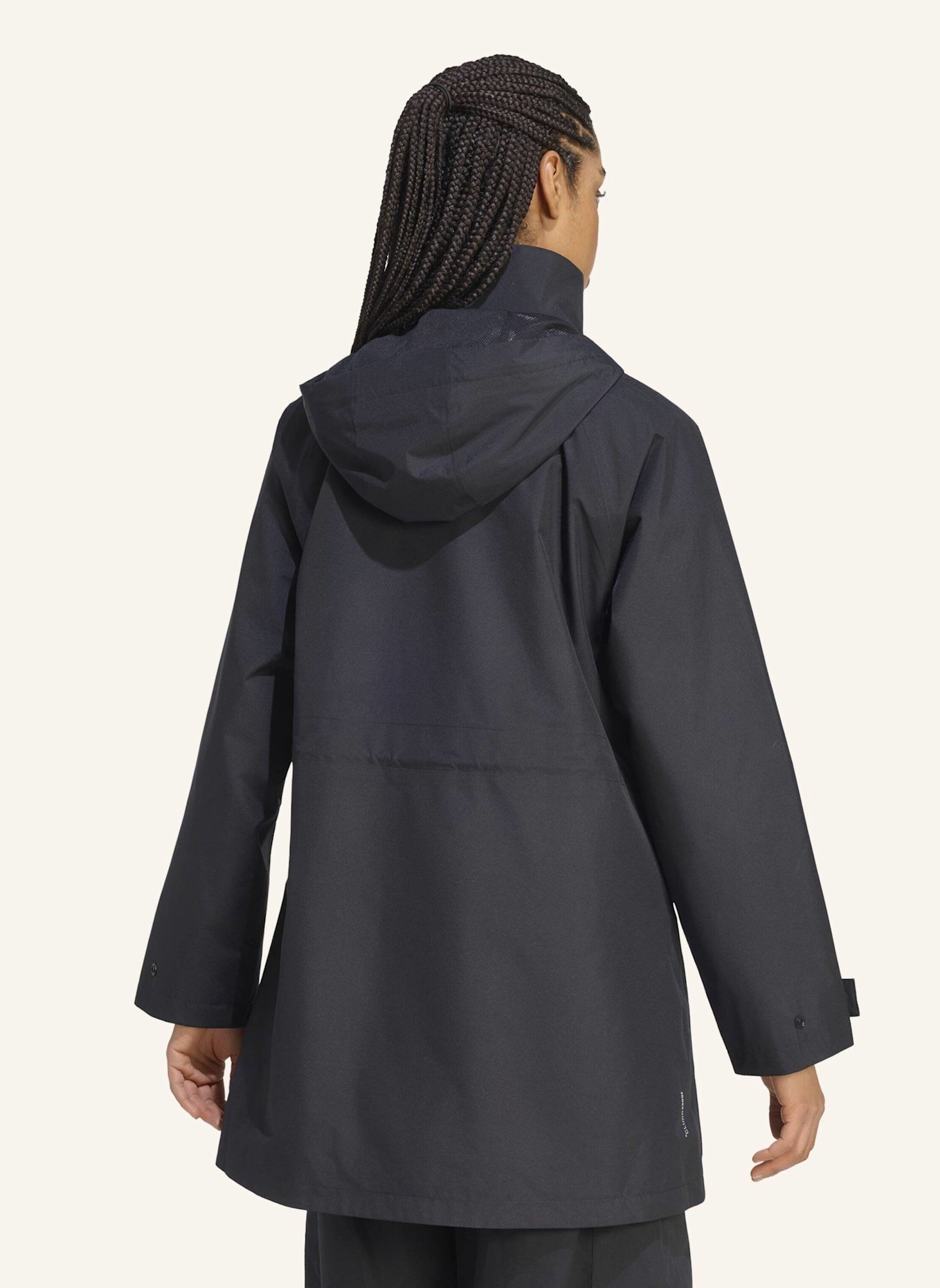 adidas CITY RAIN PARKA: SCHWARZ