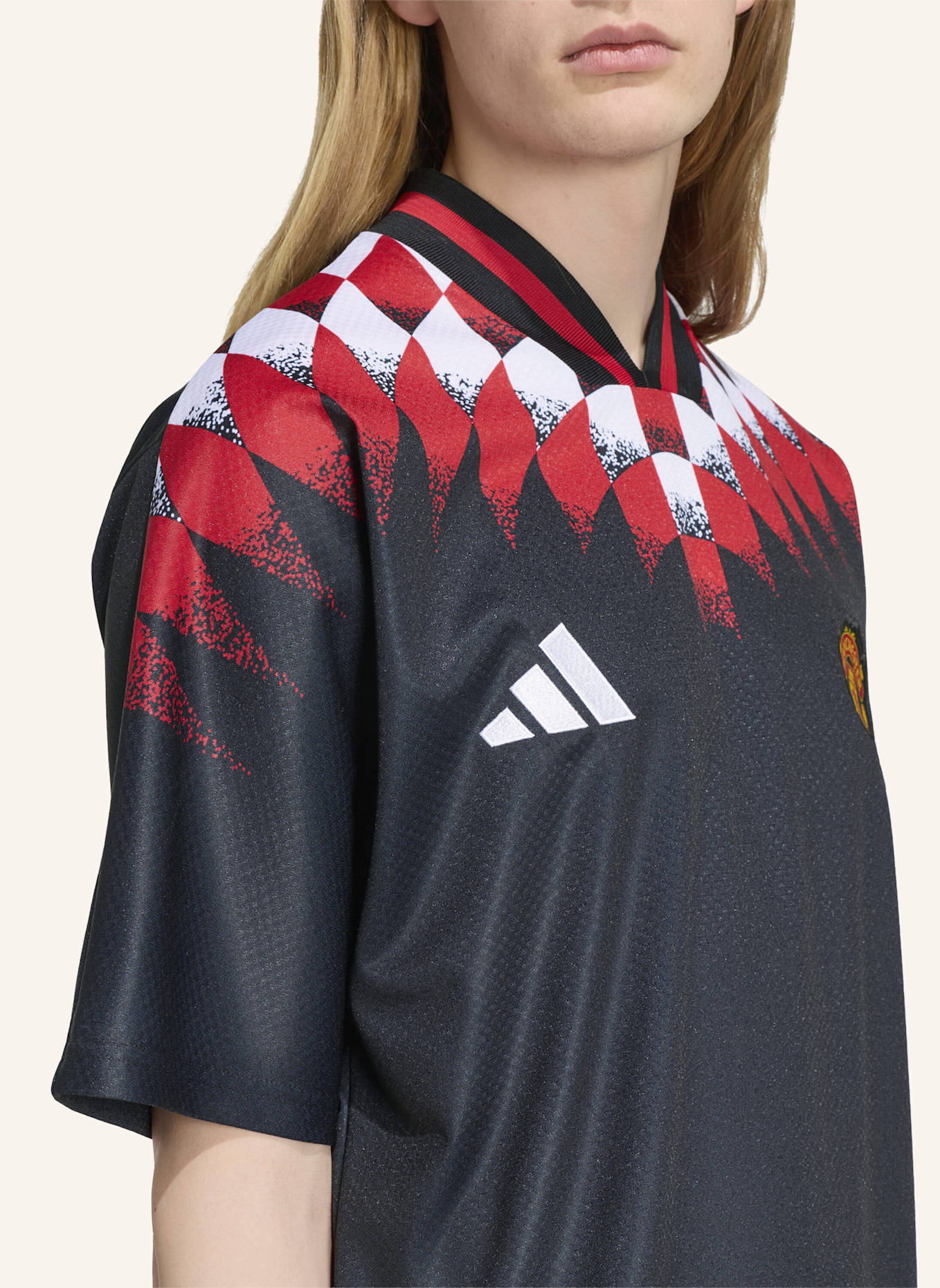 adidas MANCHESTER UNITED STADIUM TRIKOT: SCHWARZ