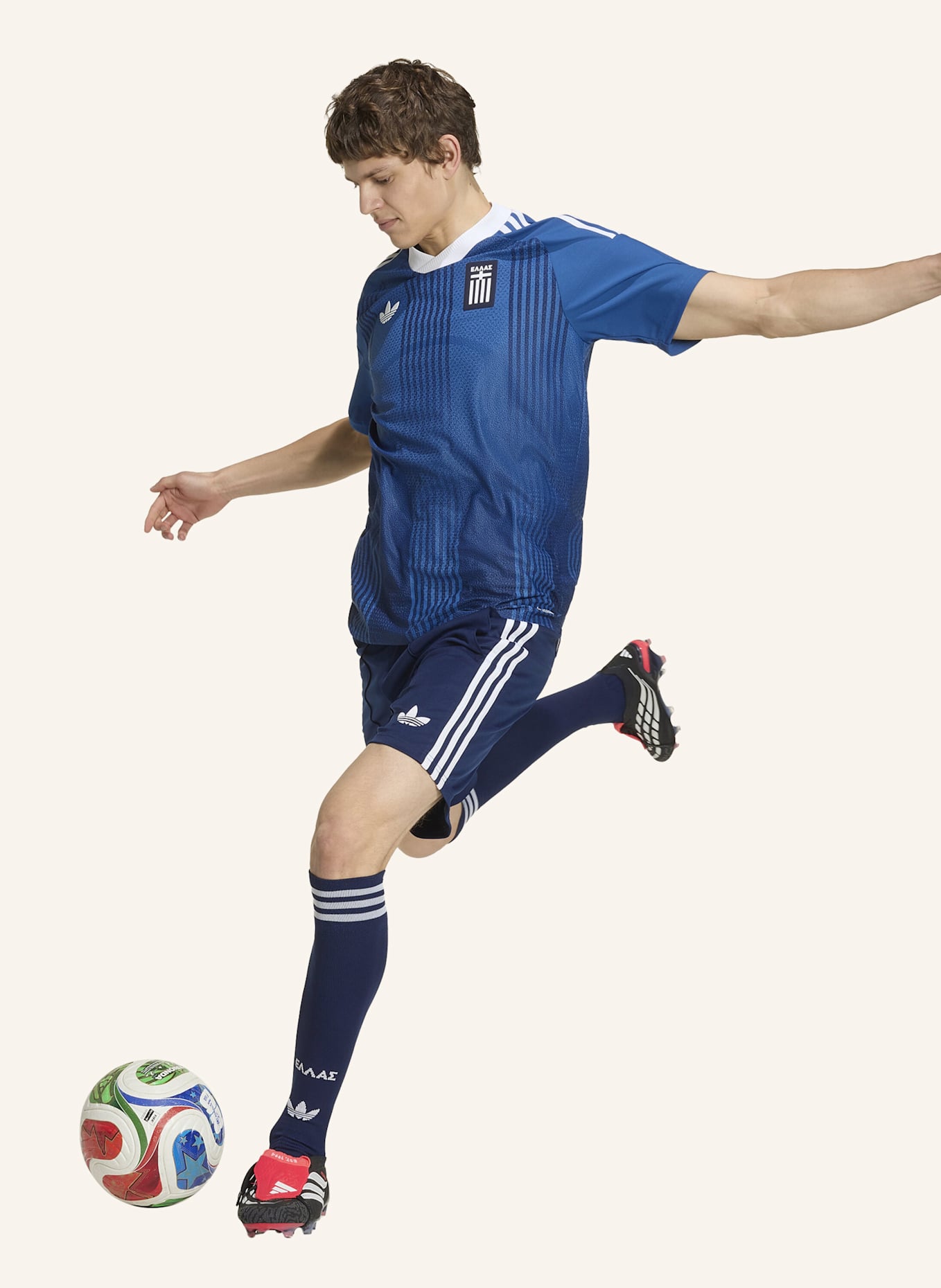 adidas GRIECHENLAND 26 AUTHENTIC AUSWÄRTSTRIKOT: BLAU
