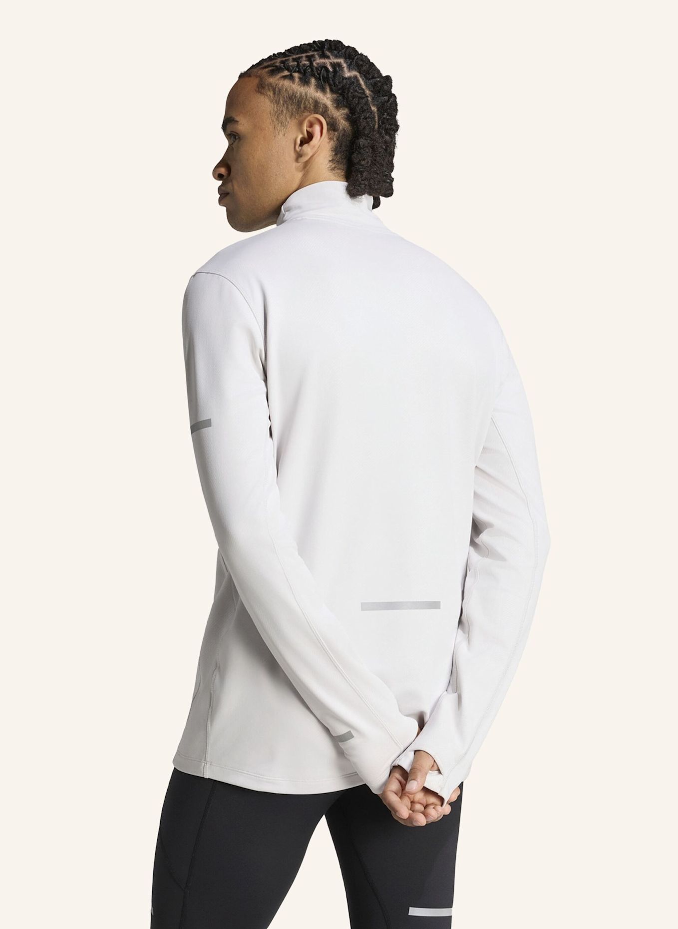 adidas ADI365 RUNNING WARM LONGSLEEVE, LANGÄRMLIG: GRAU