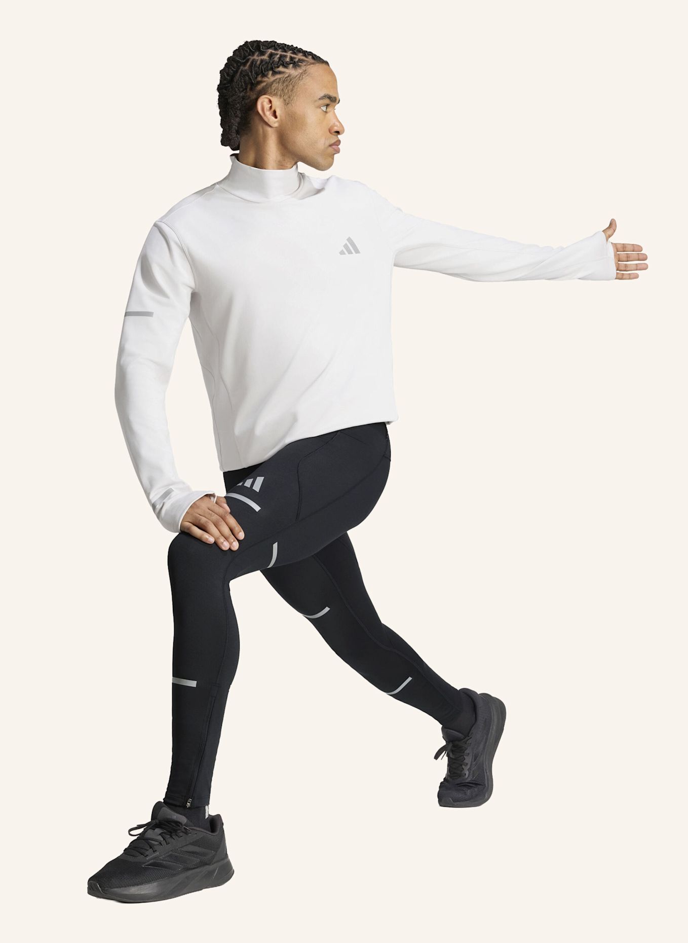 adidas ADI365 RUNNING WARM LONGSLEEVE, LANGÄRMLIG: GRAU