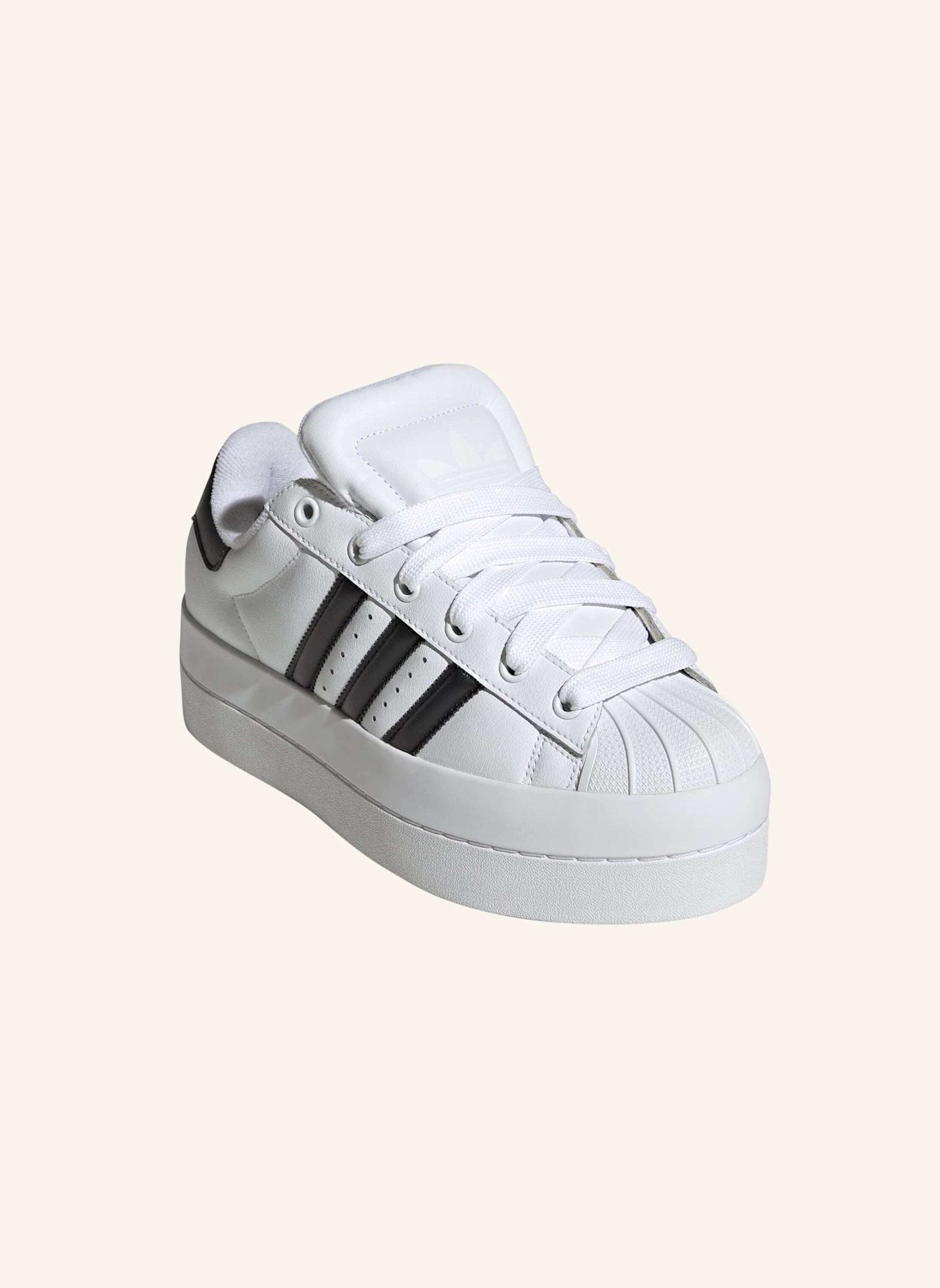 adidas Originals ADIDAS SUPERSTAR STACK SCHUH: WEISS/ SCHWARZ
