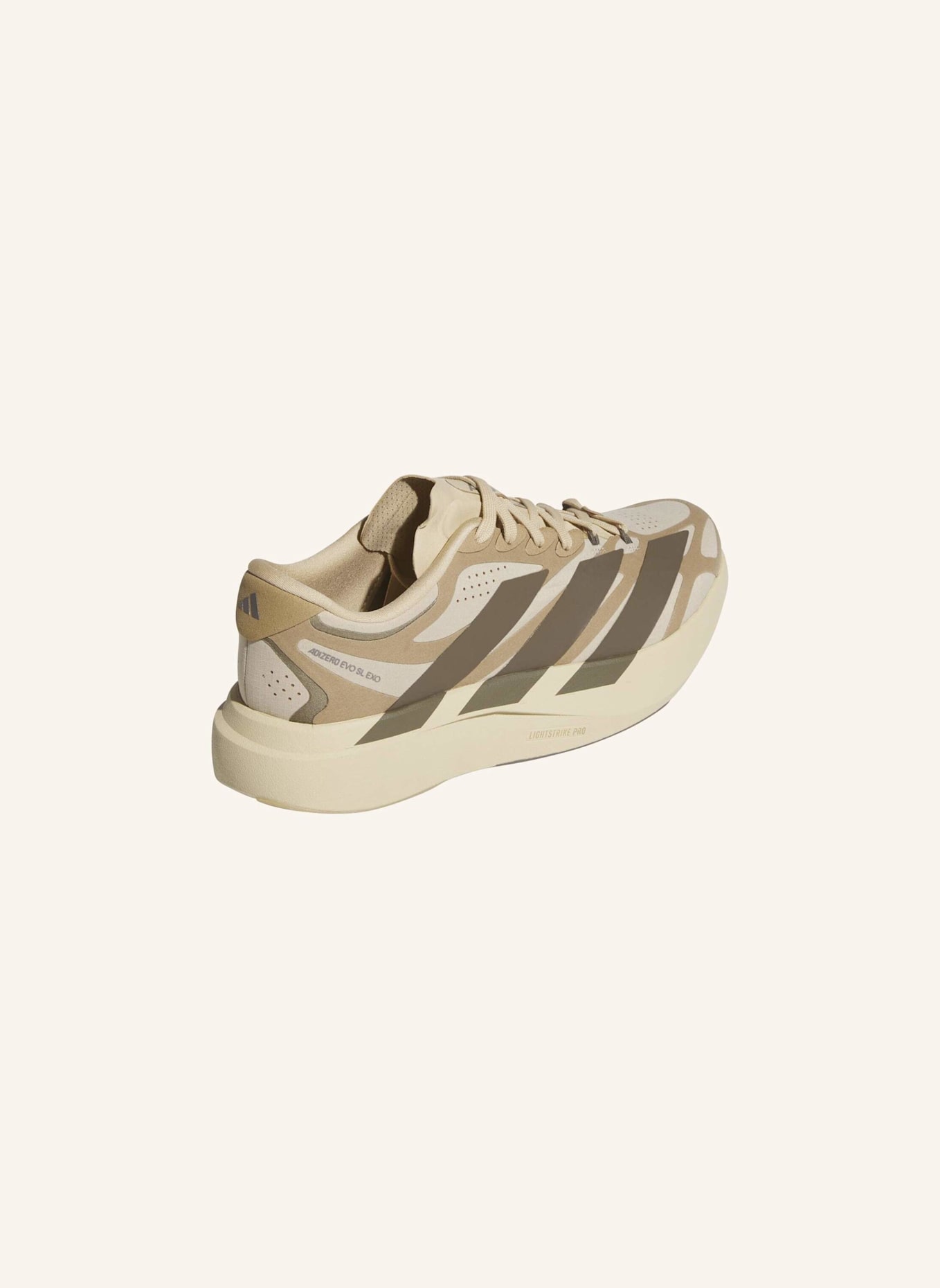 adidas ADIZERO EVO SL EXO SUEDE SCHUH: BEIGE/ BRAUN