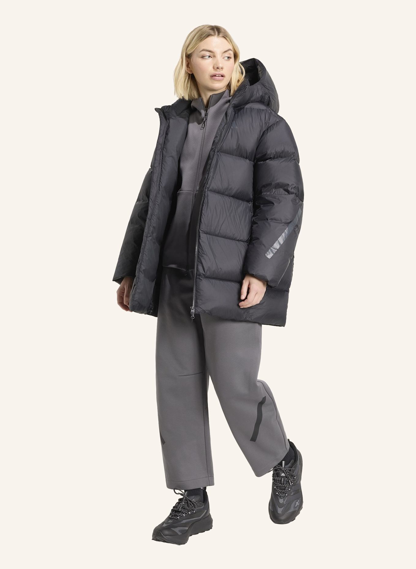 adidas ADIDAS Z.N.E. PUFFER JACKE: SCHWARZ