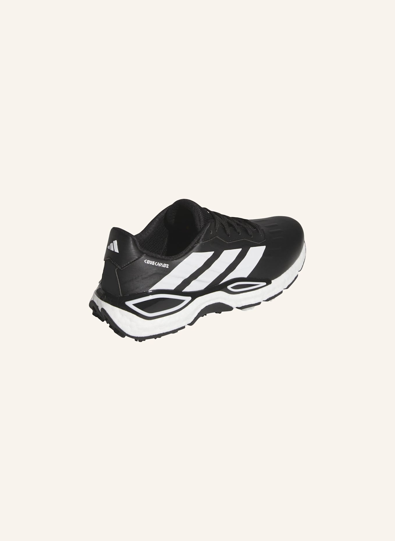 adidas CODECHAOS 27 GOLFSCHUH, OHNE SOFTSPIKES: SCHWARZ/ WEISS