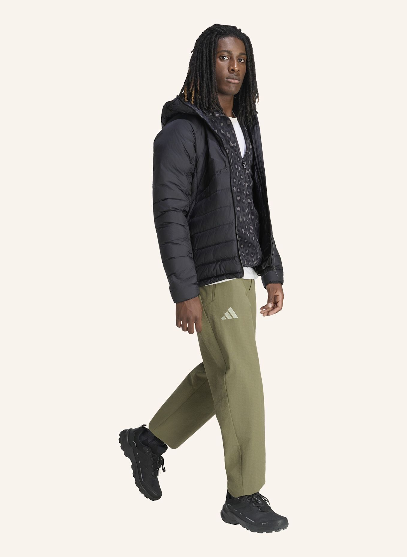 adidas TERREX TERREX XPERIOR DAUNENJACKE, CLIMAWARM+, KAPUZE: SCHWARZ