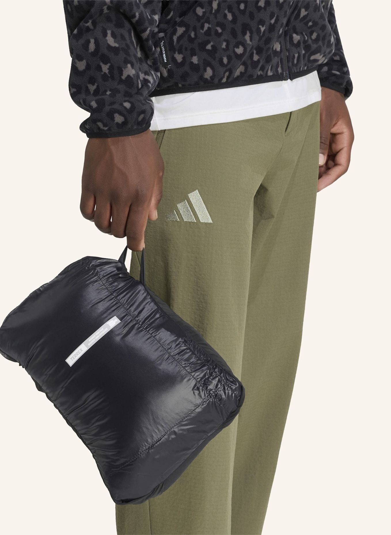 adidas TERREX TERREX XPERIOR DAUNENJACKE, CLIMAWARM+, KAPUZE: SCHWARZ