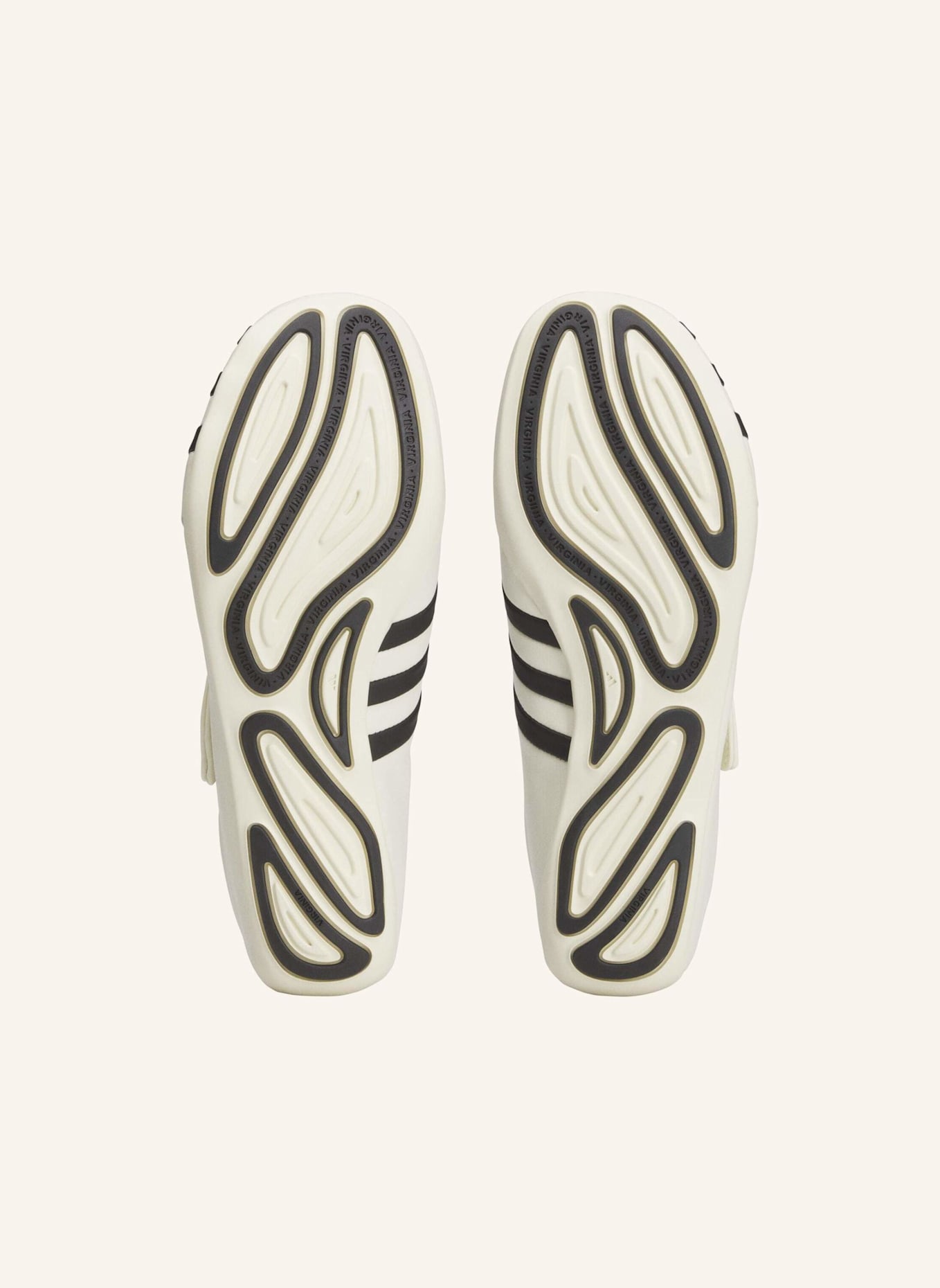 adidas Originals VIRGINIA VARIO FLAT EARTHER BY PHARRELL: SCHWARZ/ WEISS