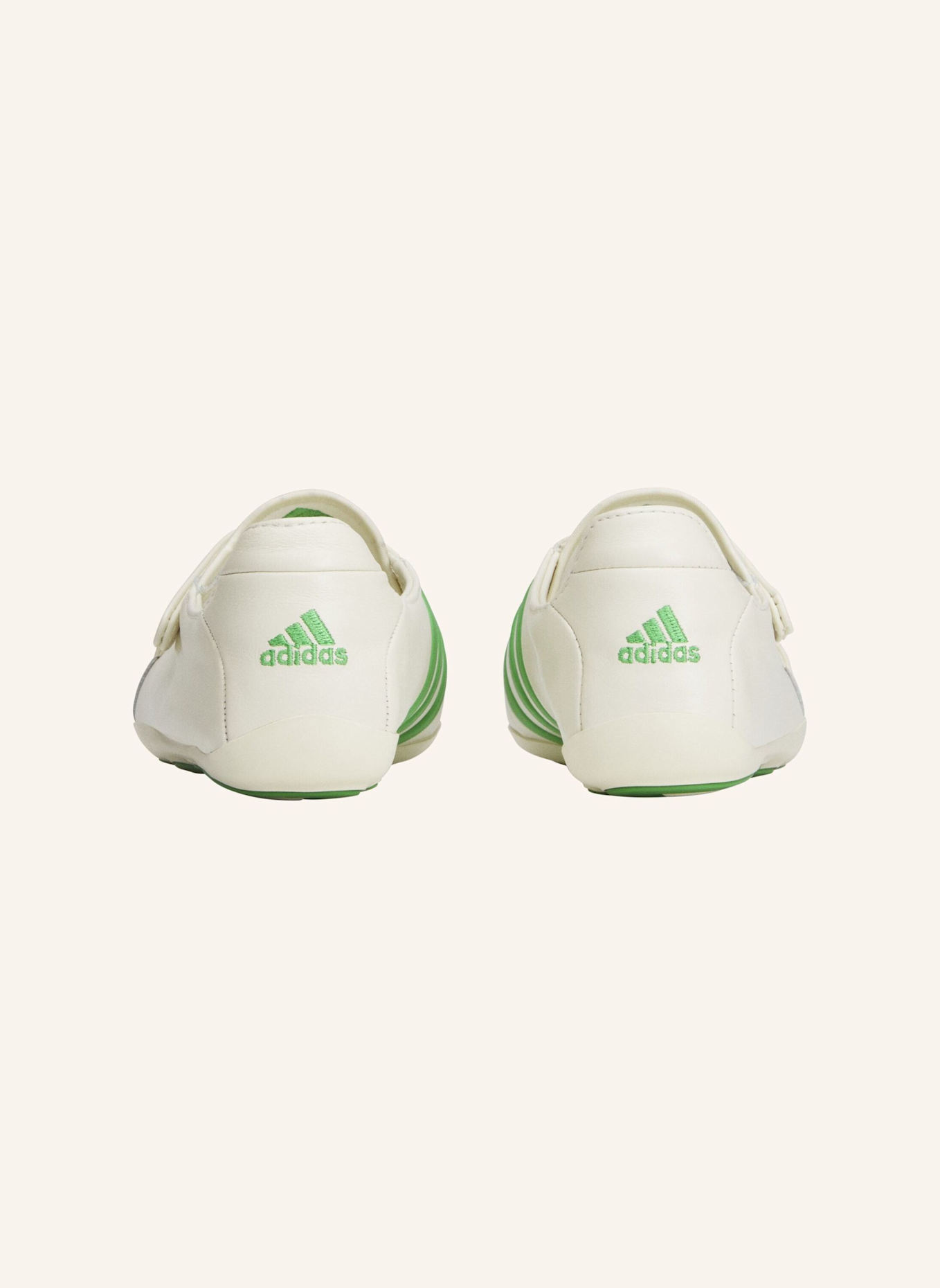 adidas Originals VIRGINIA VARIO FLAT EARTHER BY PHARRELL: GRÜN/ WEISS