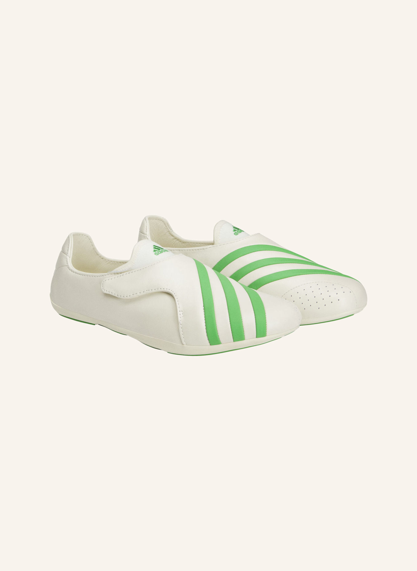 adidas Originals VIRGINIA VARIO FLAT EARTHER BY PHARRELL: GRÜN/ WEISS