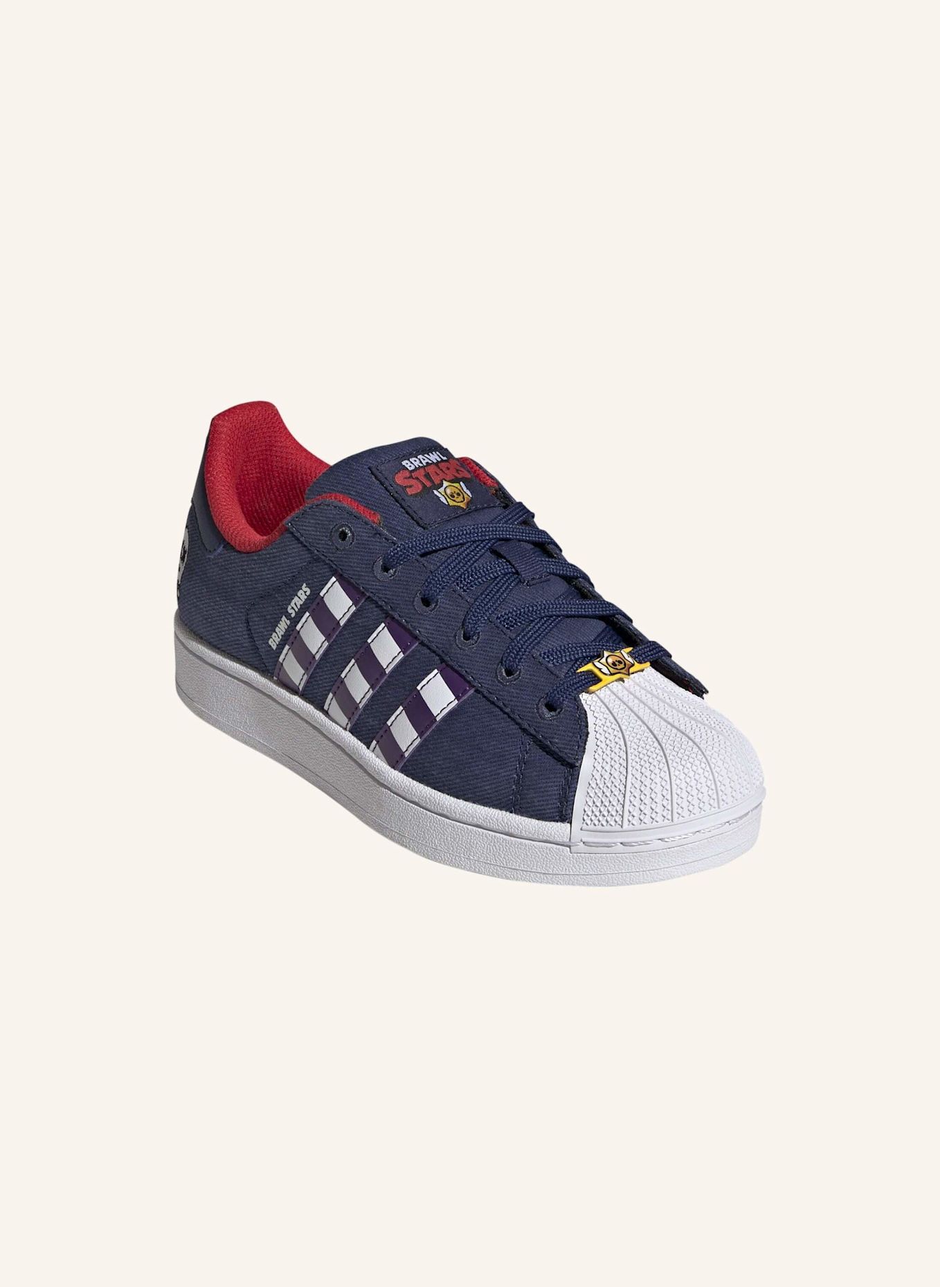 adidas Originals ADIDAS BRAWL STARS SUPERSTAR II SCHUH: BLAU / LILA / WEISS