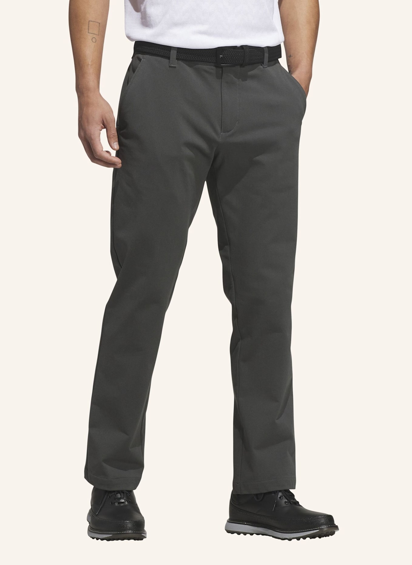 adidas ULTIMATE365+ TWISTKNIT CLIMAWARM REGULAR STRAIGHT FIT HOSE: SCHWARZ