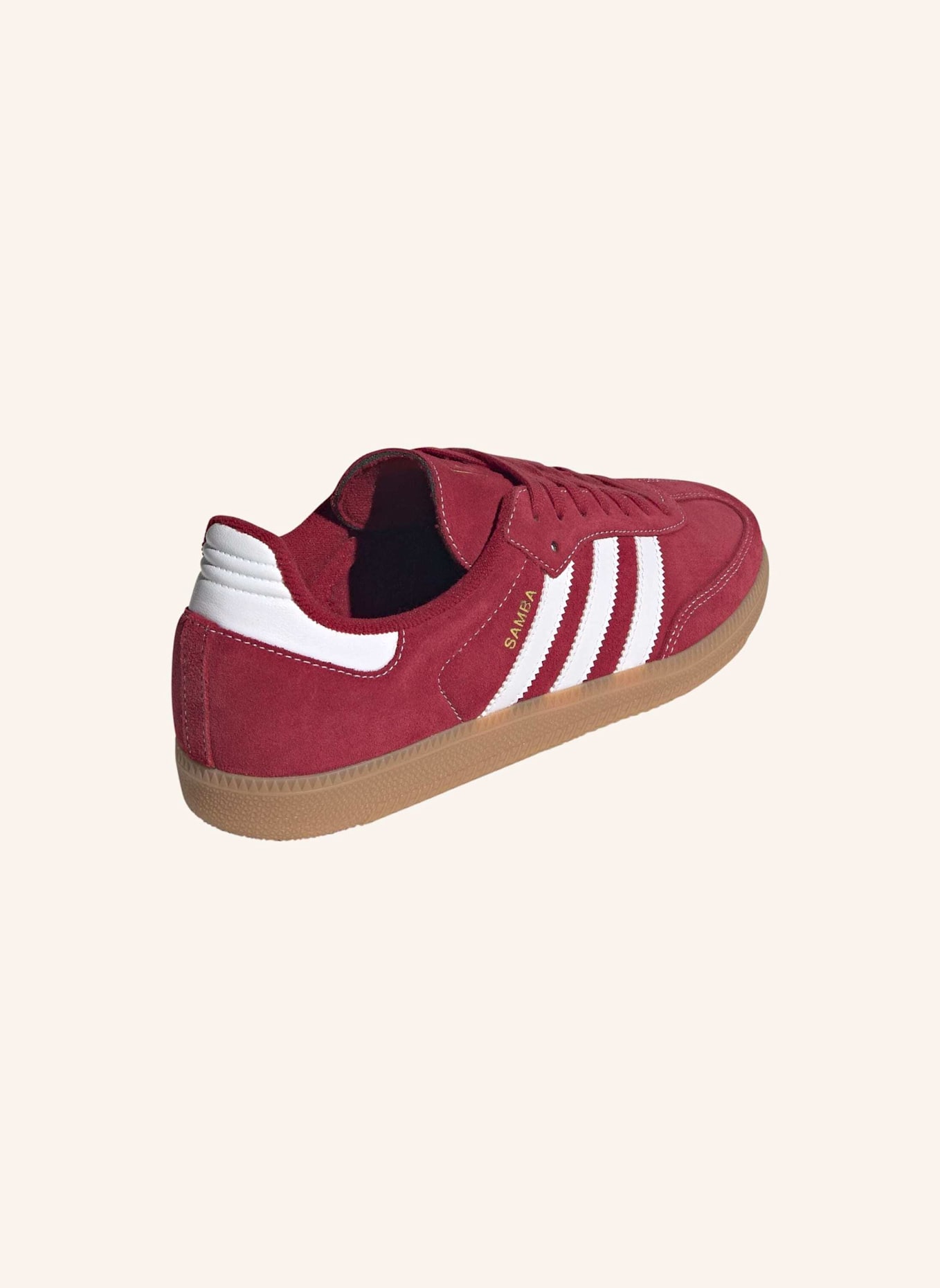 adidas Originals SAMBA OG SCHUH: WEISS/ BEIGE