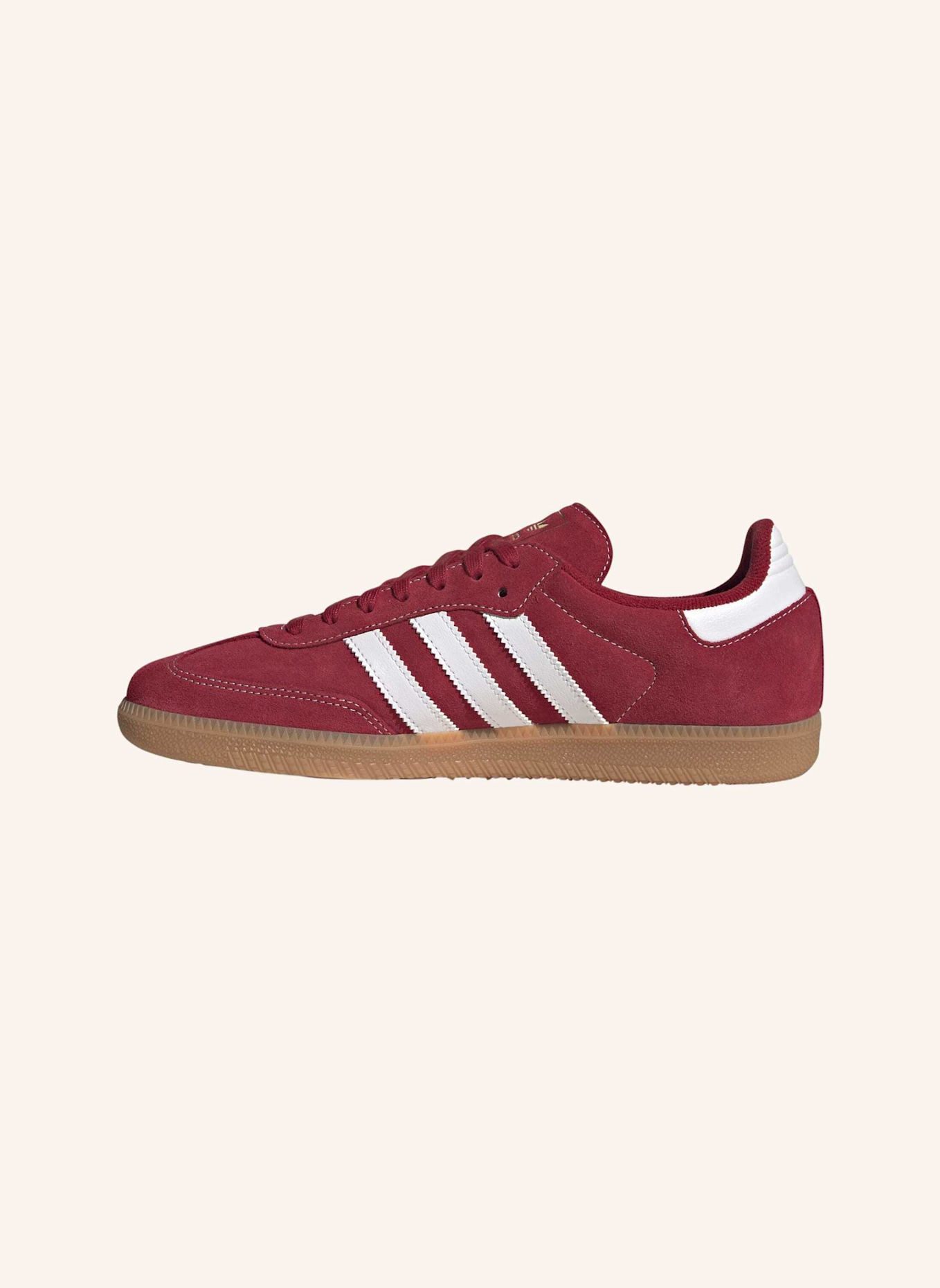 adidas Originals SAMBA OG SCHUH: WEISS/ BEIGE