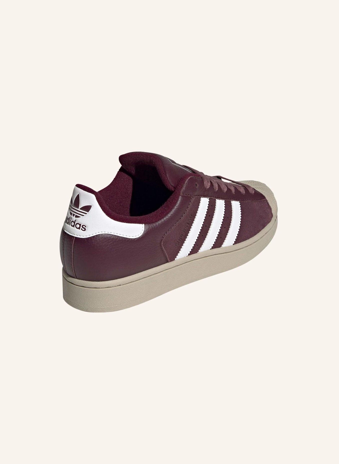adidas Originals SUPERSTAR II SCHUH: ROT/ WEISS/ BEIGE