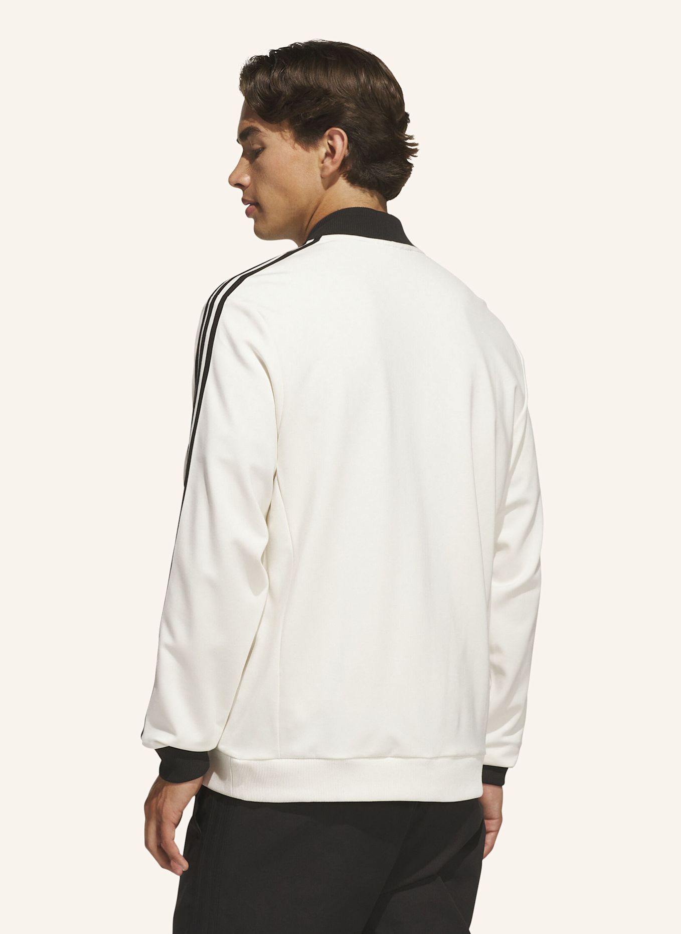 adidas Originals Sweatshirt ORIGINALS 3-STREIFEN: WEISS / SCHWARZ