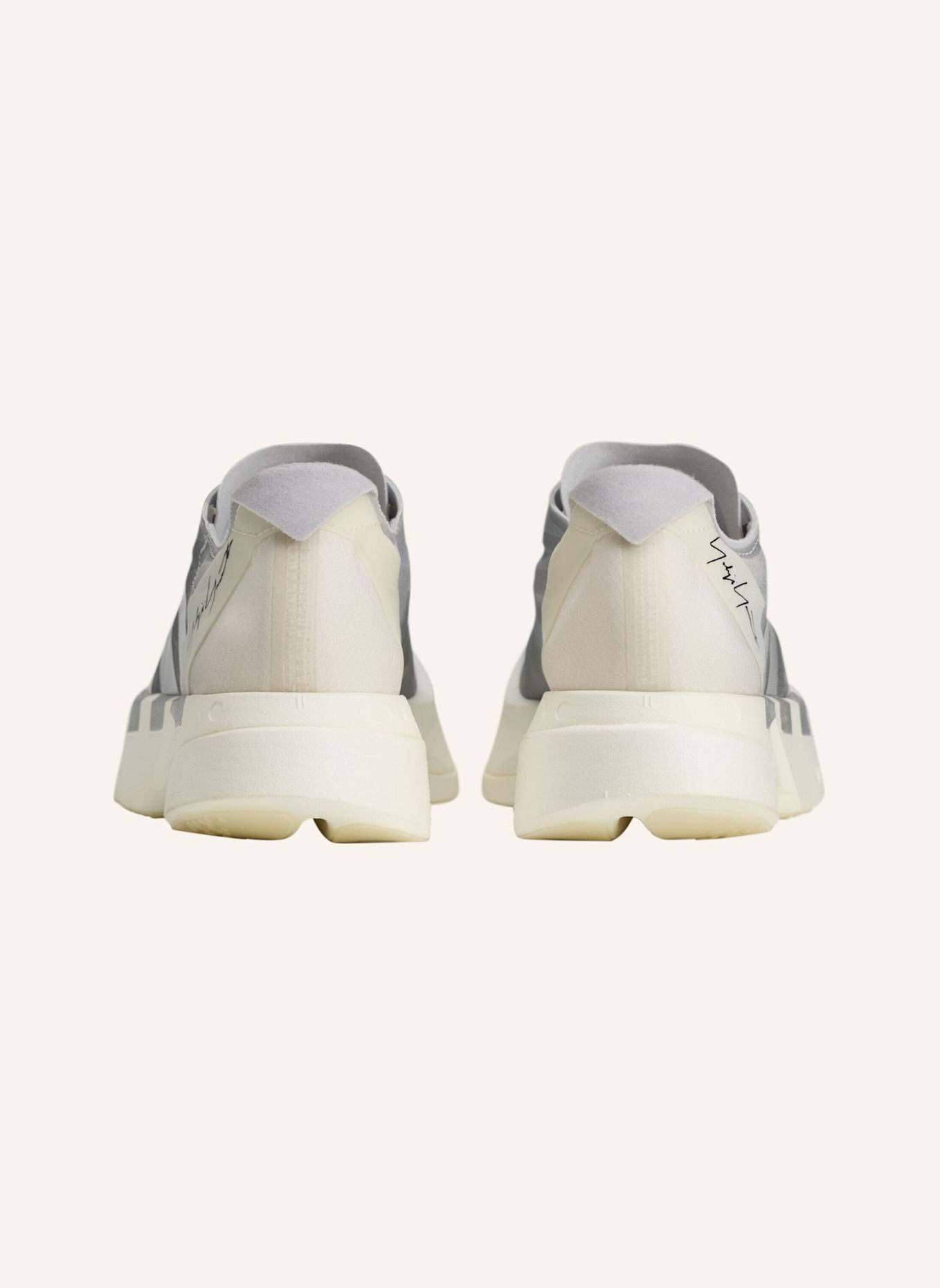 Y-3 Y-3 ADIOS PRO 4 TURNSCHUH: WEISS/ SILBER/ GRÜN