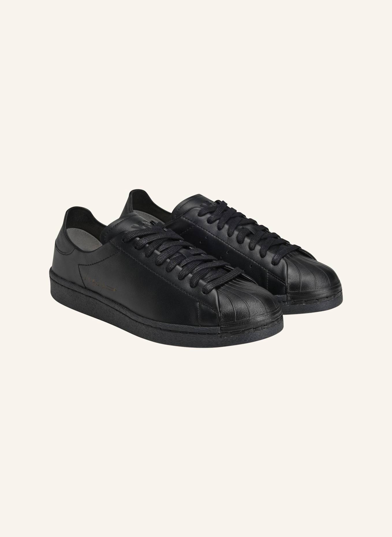 Y-3 Y-3 ADIDAS SUPERSTAR TURNSCHUH: SCHWARZ