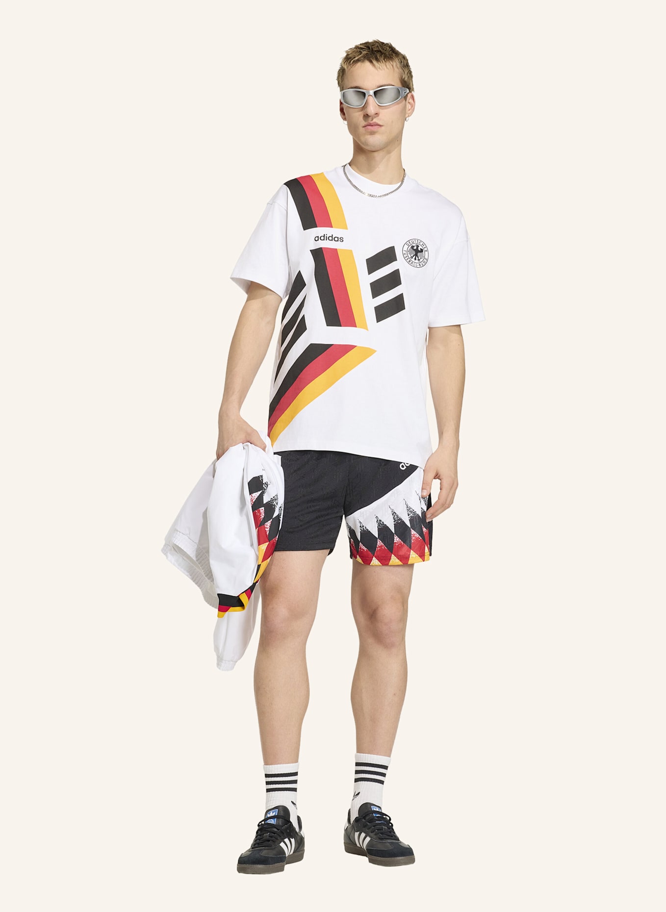 adidas DEUTSCHLAND T-SHIRT 1994: WEISS