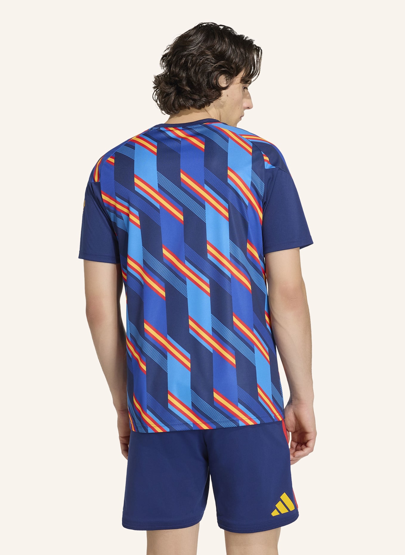 adidas SPANIEN 26 PRE-MATCH HEIMTRIKOT: BLAU