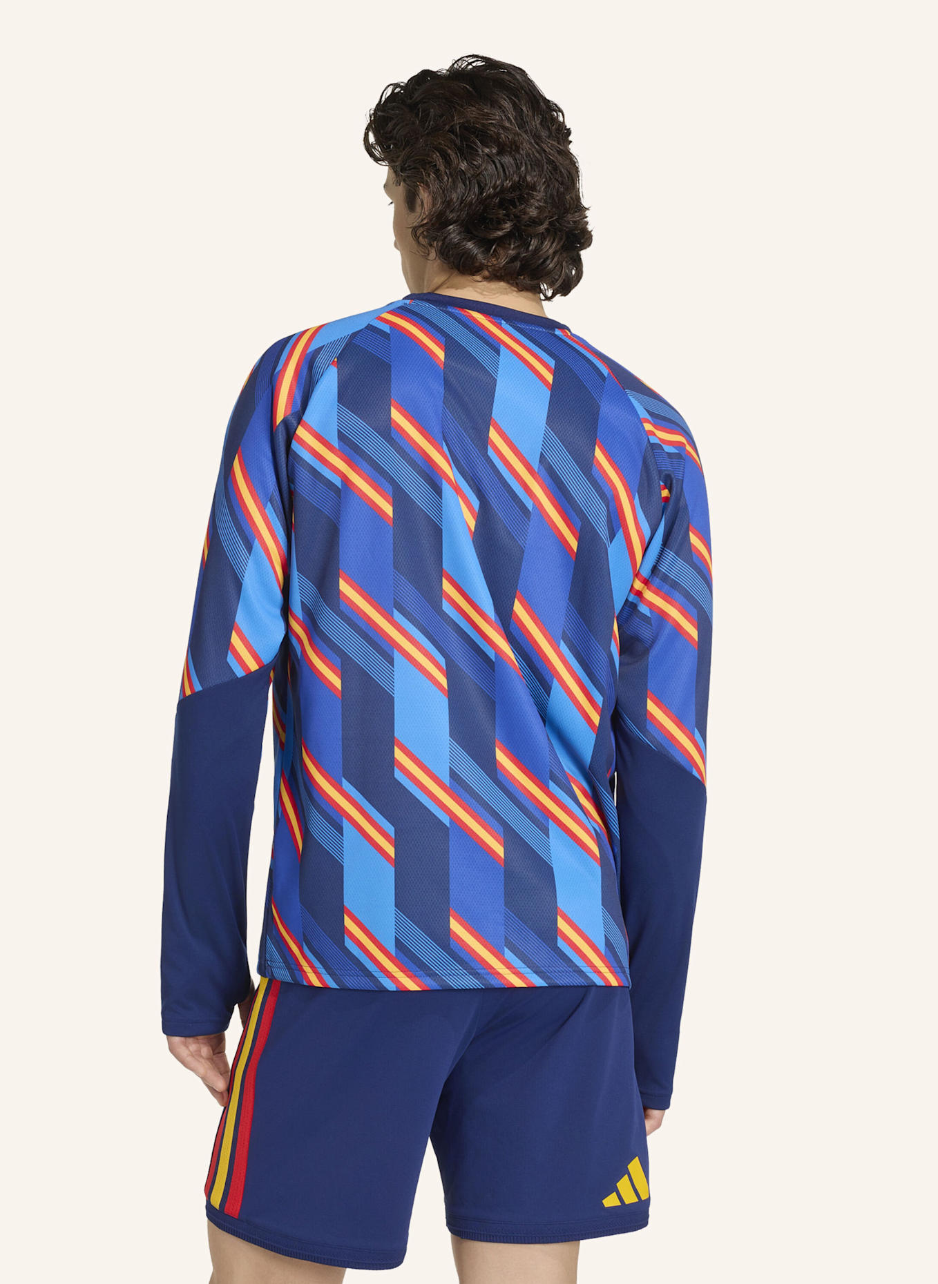 adidas SPANIEN 26 PRE-MATCH HEIMSWEATSHIRT: BLAU