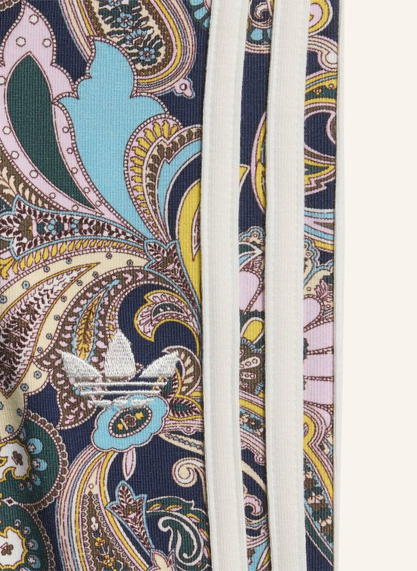 adidas Originals ADIDAS X LIBERTY LONDON OVERSIZED CREW UND LEGGINGS SET: BLAU/ GRAU