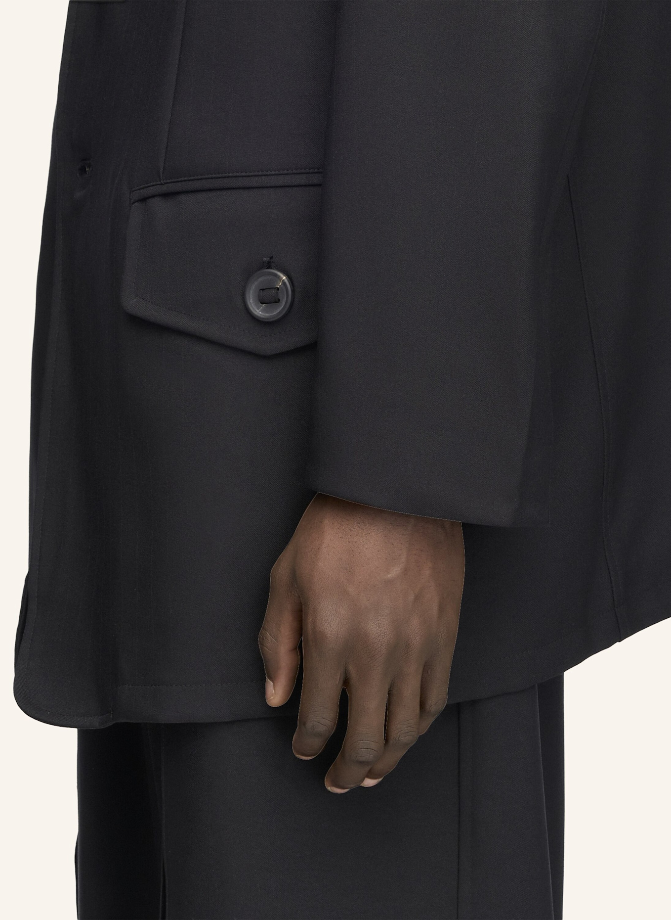 Y-3 Y-3 SPORT UNIFORM CHORE JACKE: SCHWARZ