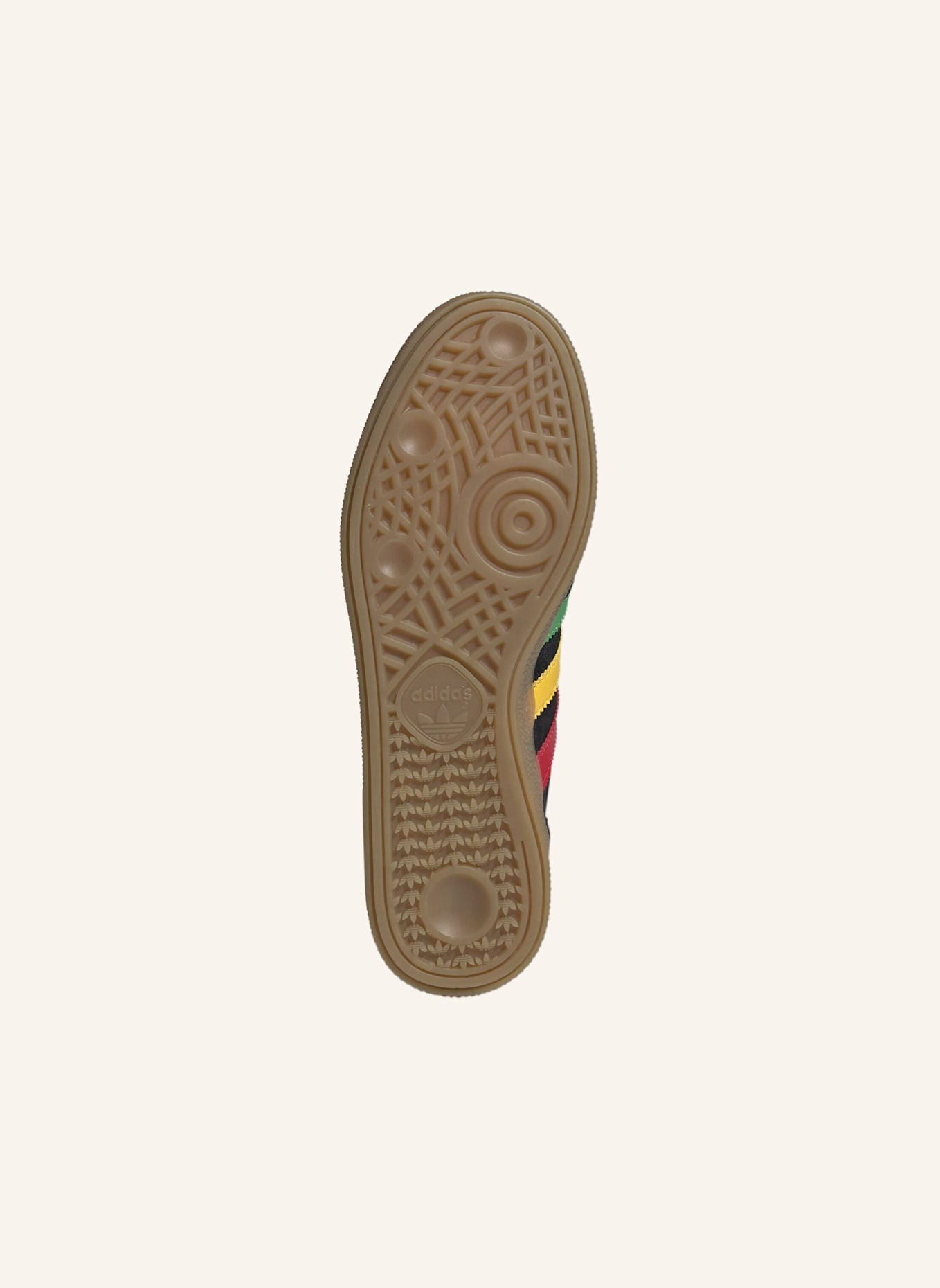 adidas Originals JAMAIKA HANDBALL SPEZIAL SCHUH: SCHWARZ/ ROT/ GOLD