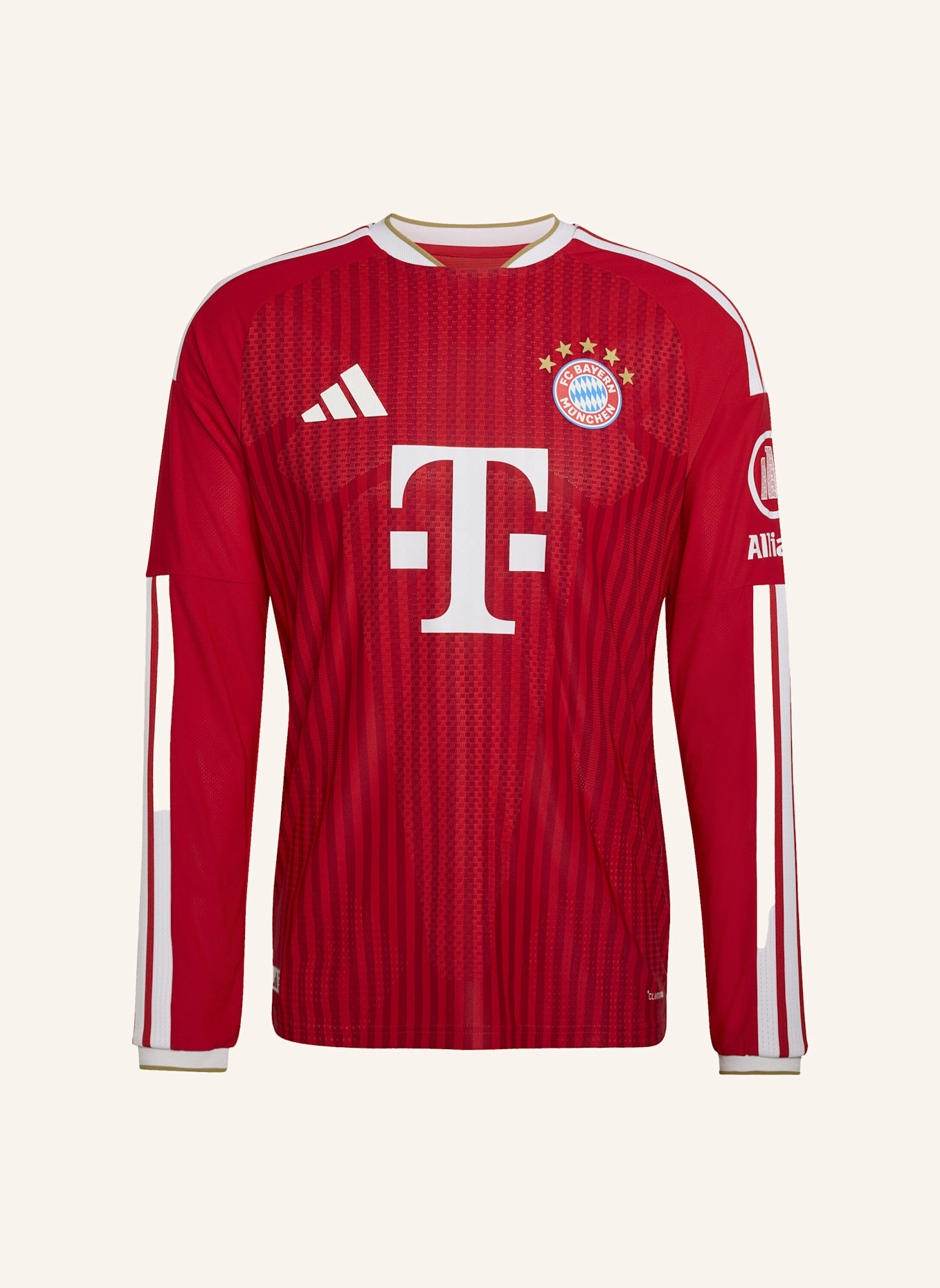 adidas FC BAYERN MÜNCHEN 26/27 AUTHENTIC HEIMTRIKOT, LANGÄRMELIG: ROT/ WEISS