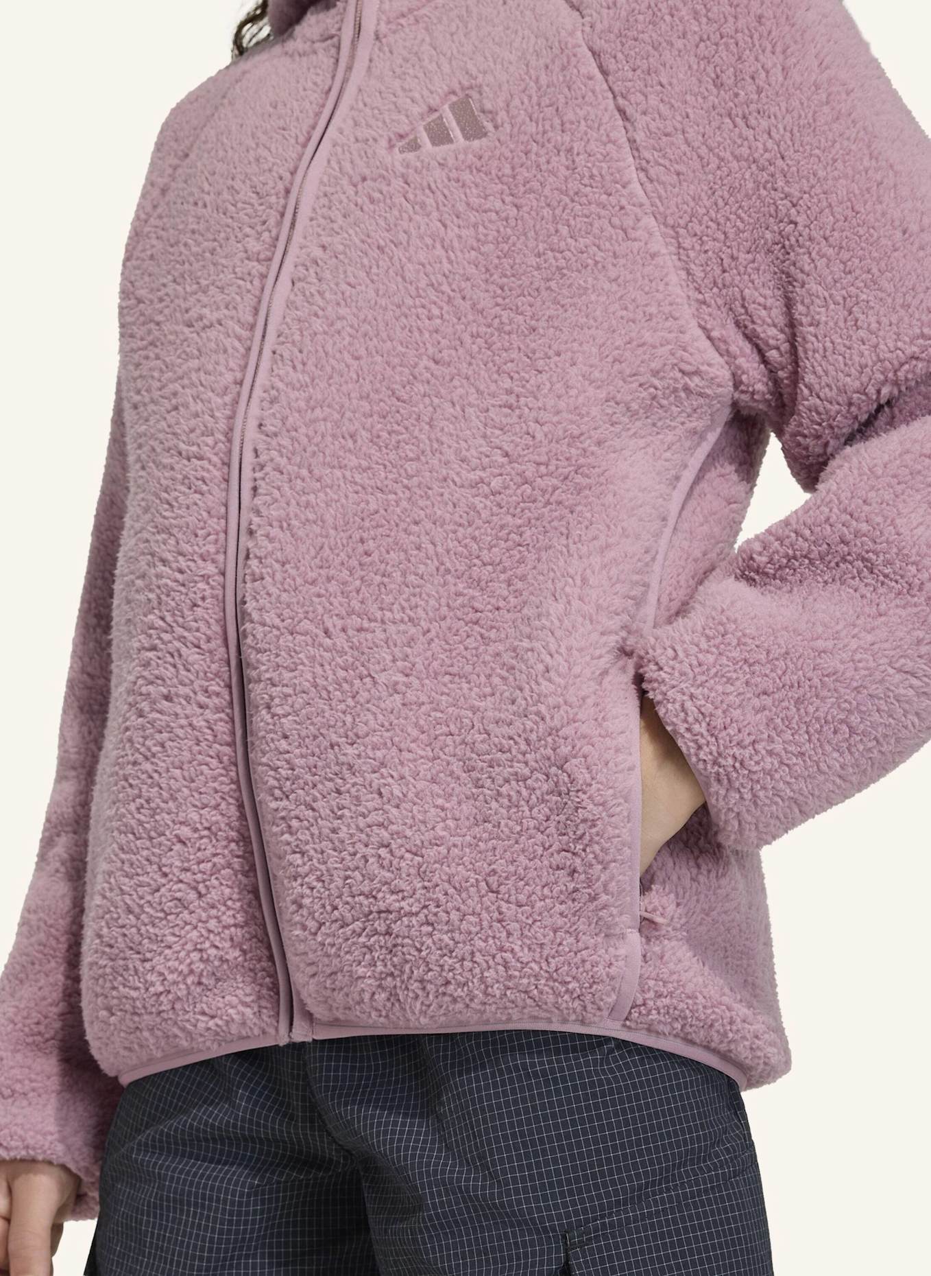 adidas TERREX TERREX XPLORIC KIDS FLEECEJACKE, KAPUZE, DURCHGEHENDER REISSVERSCHLUSS: LILA