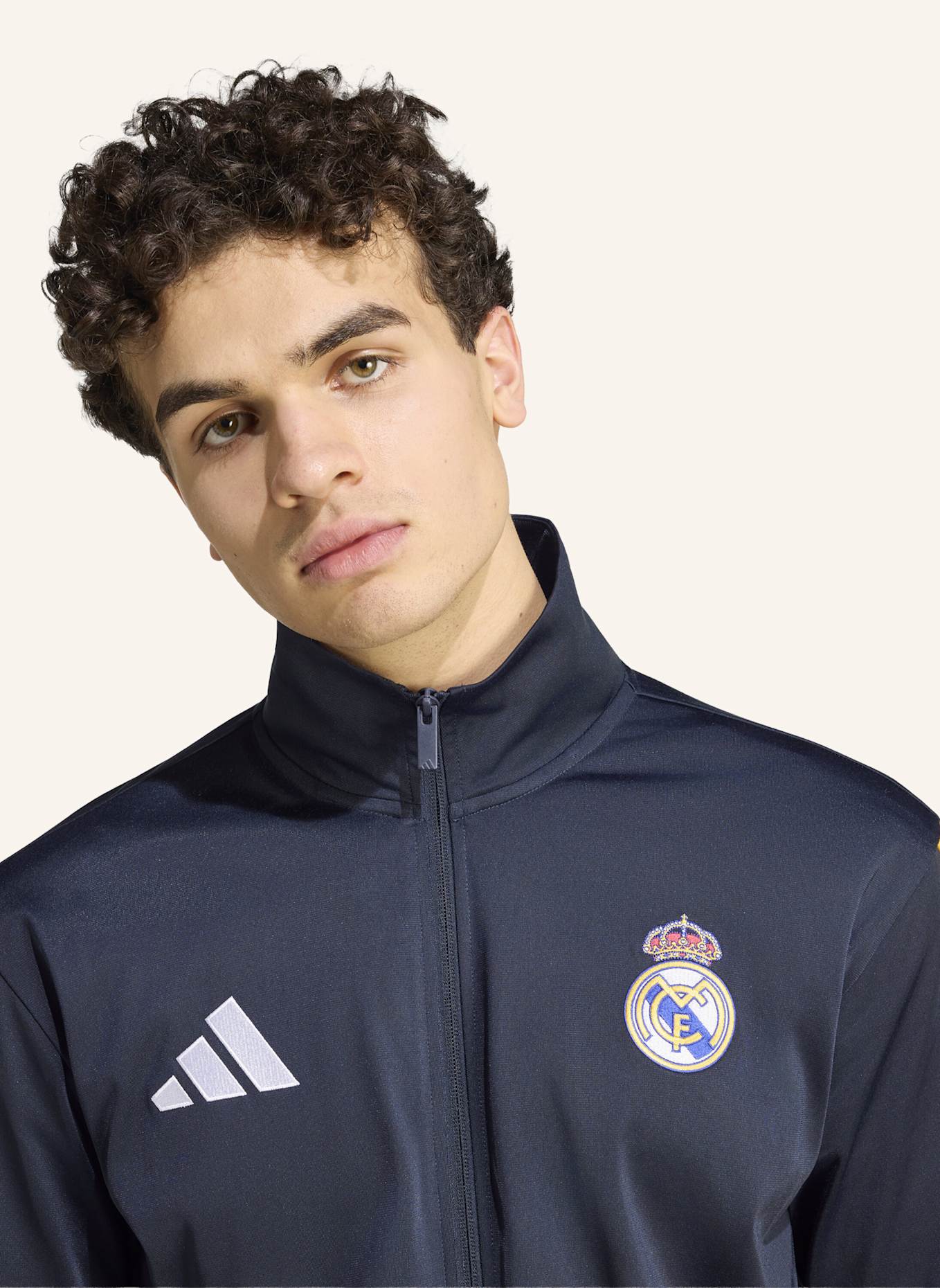 adidas REAL MADRID DNA TRAININGSJACKE: BLAU