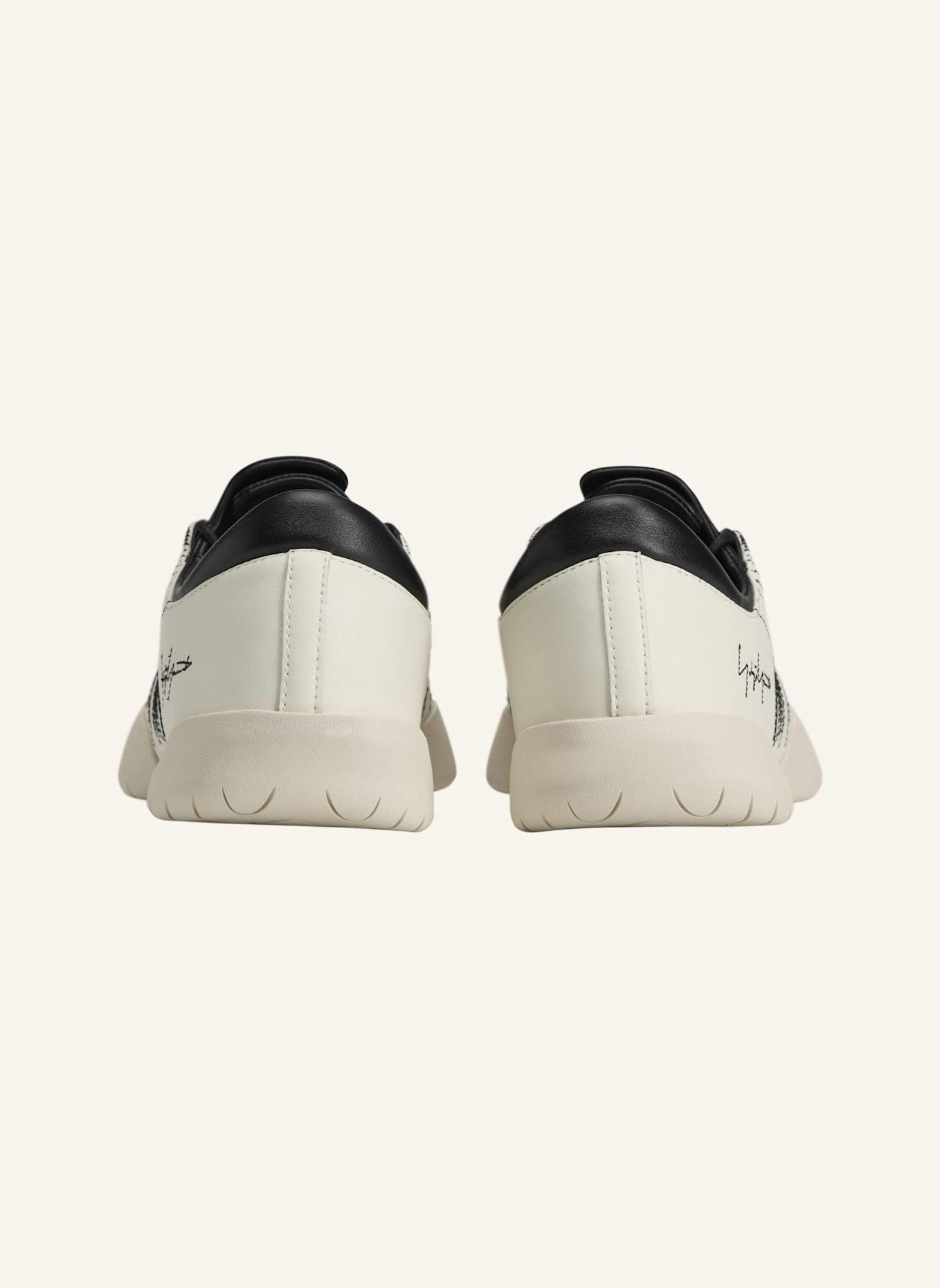 Y-3 Y-3 REGU TURNSCHUHE: WEISS/ SCHWARZ/ BEIGE