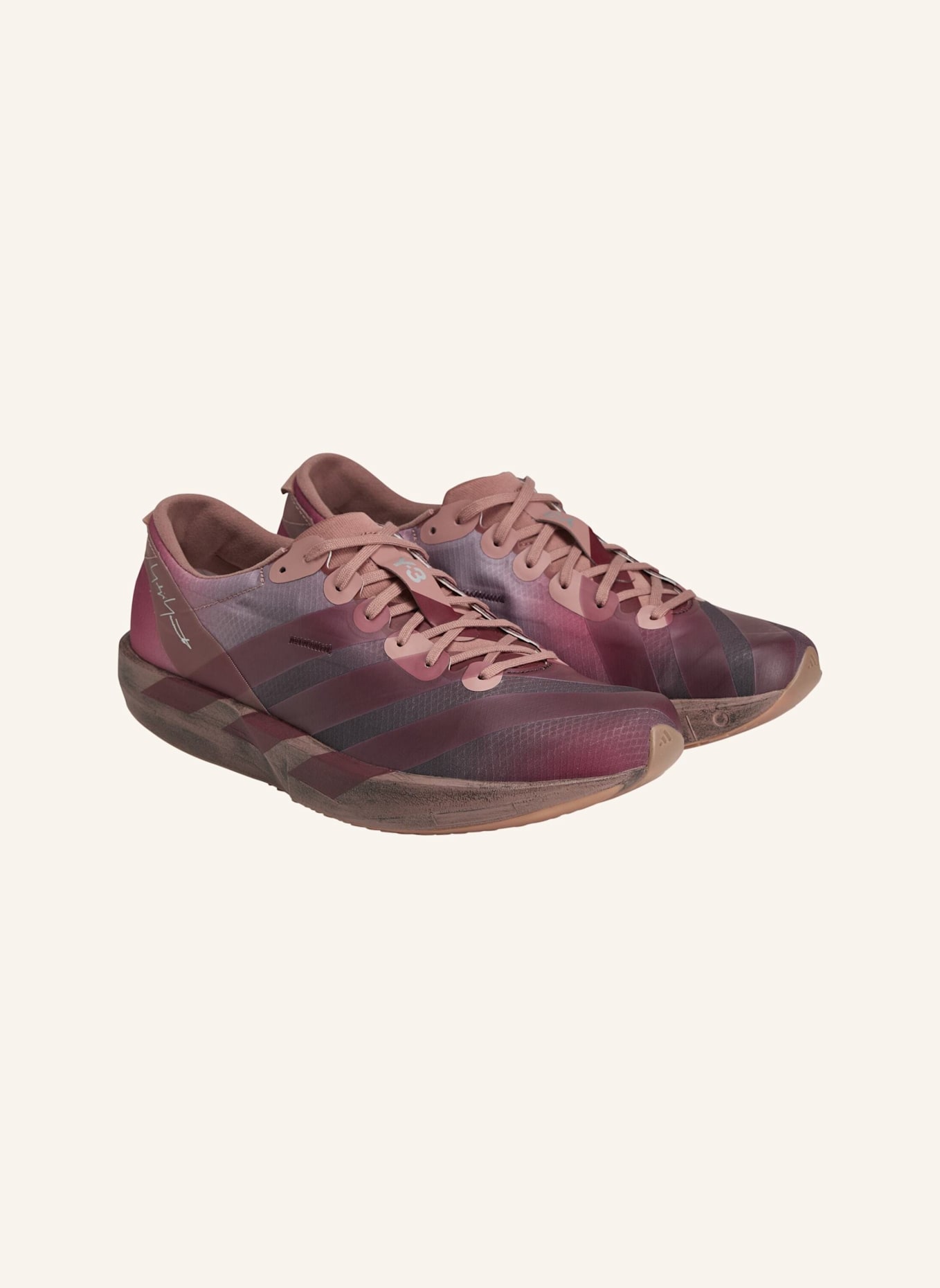 Y-3 Y-3 ADIOS 9 TURNSCHUH: CAMEL/ ROT