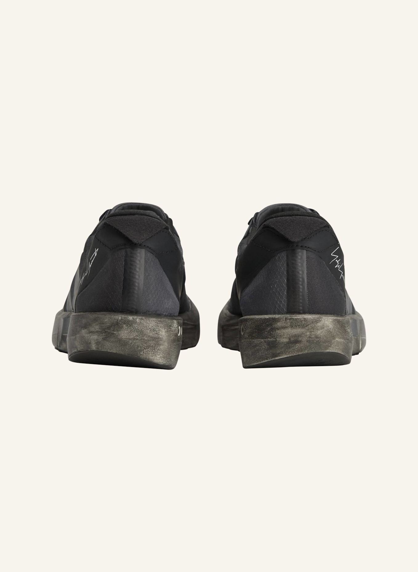 Y-3 Y-3 ADIOS 9 TURNSCHUH: SCHWARZ/ GRAU/ WEISS