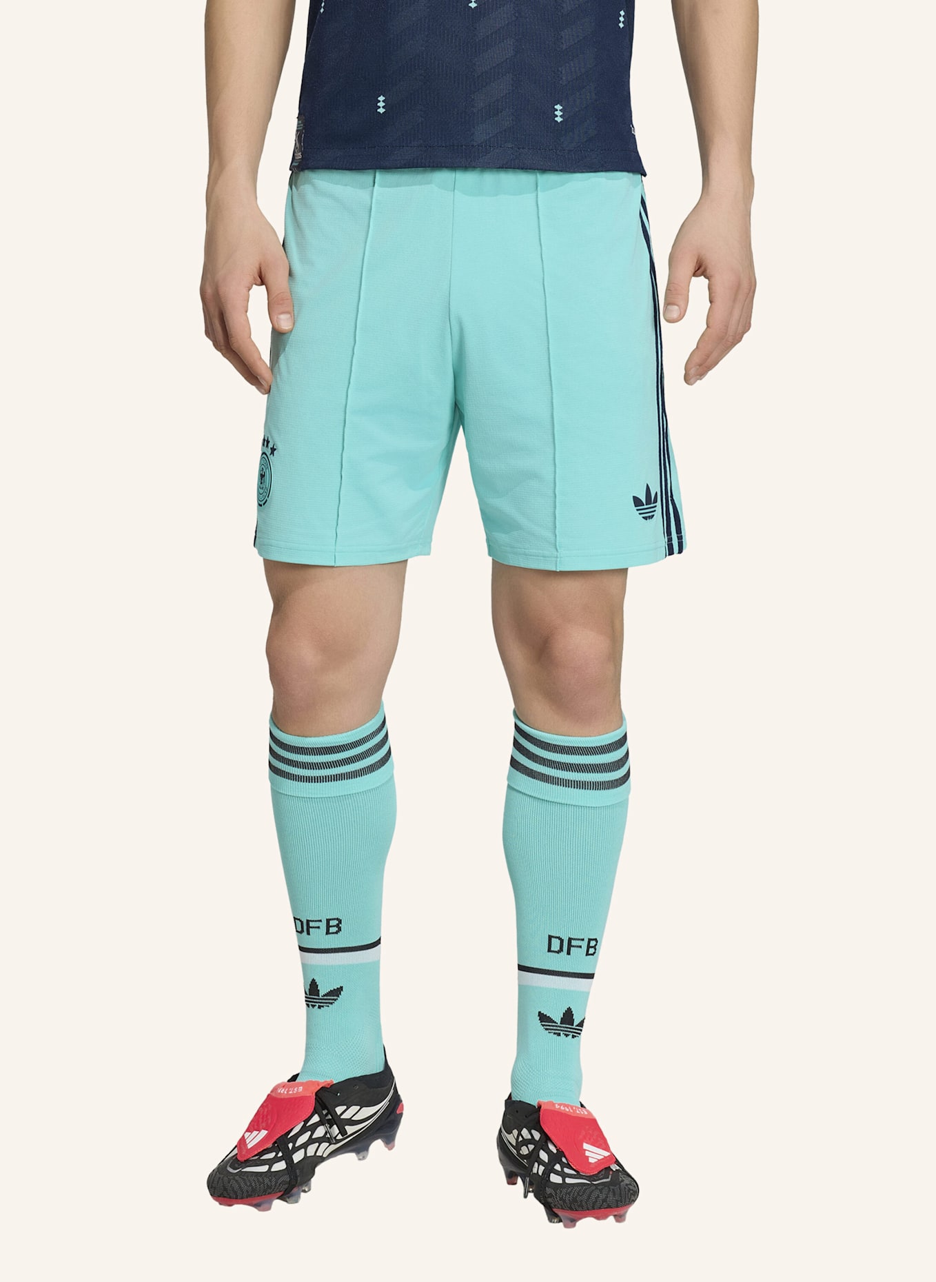 adidas DEUTSCHLAND 26 AUSWÄRTSSHORTS: GRÜN