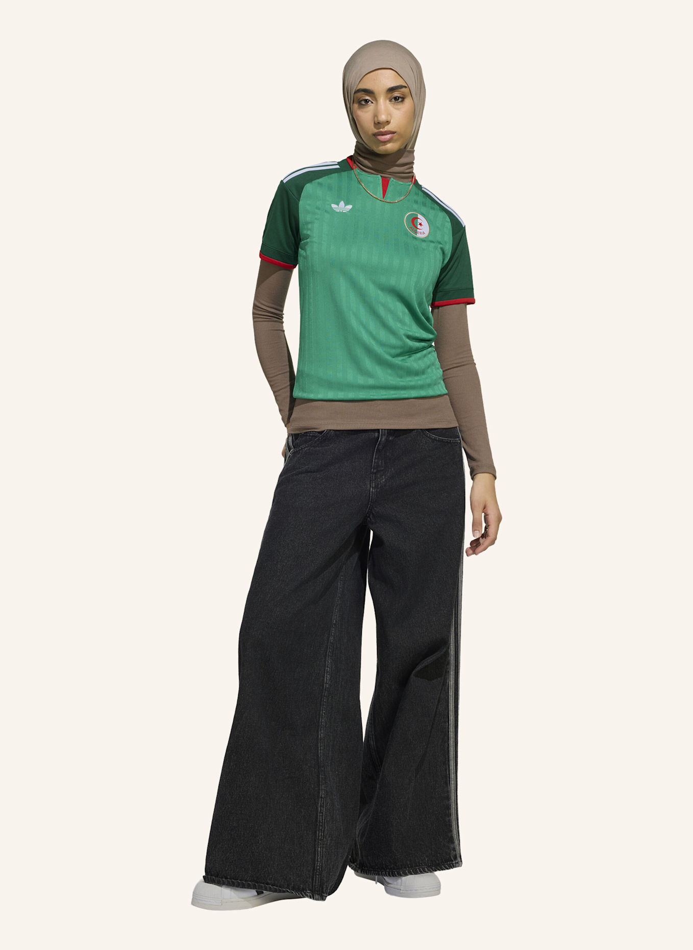 adidas ALGERIEN 26 AUSWÄRTSTRIKOT: GRÜN