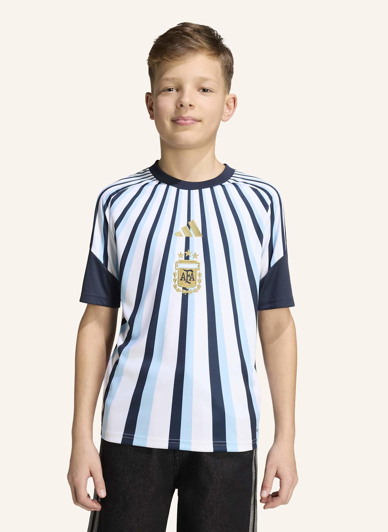 adidas ARGENTINIEN 26 KIDS PRE-MATCH HEIMTRIKOT: WEISS