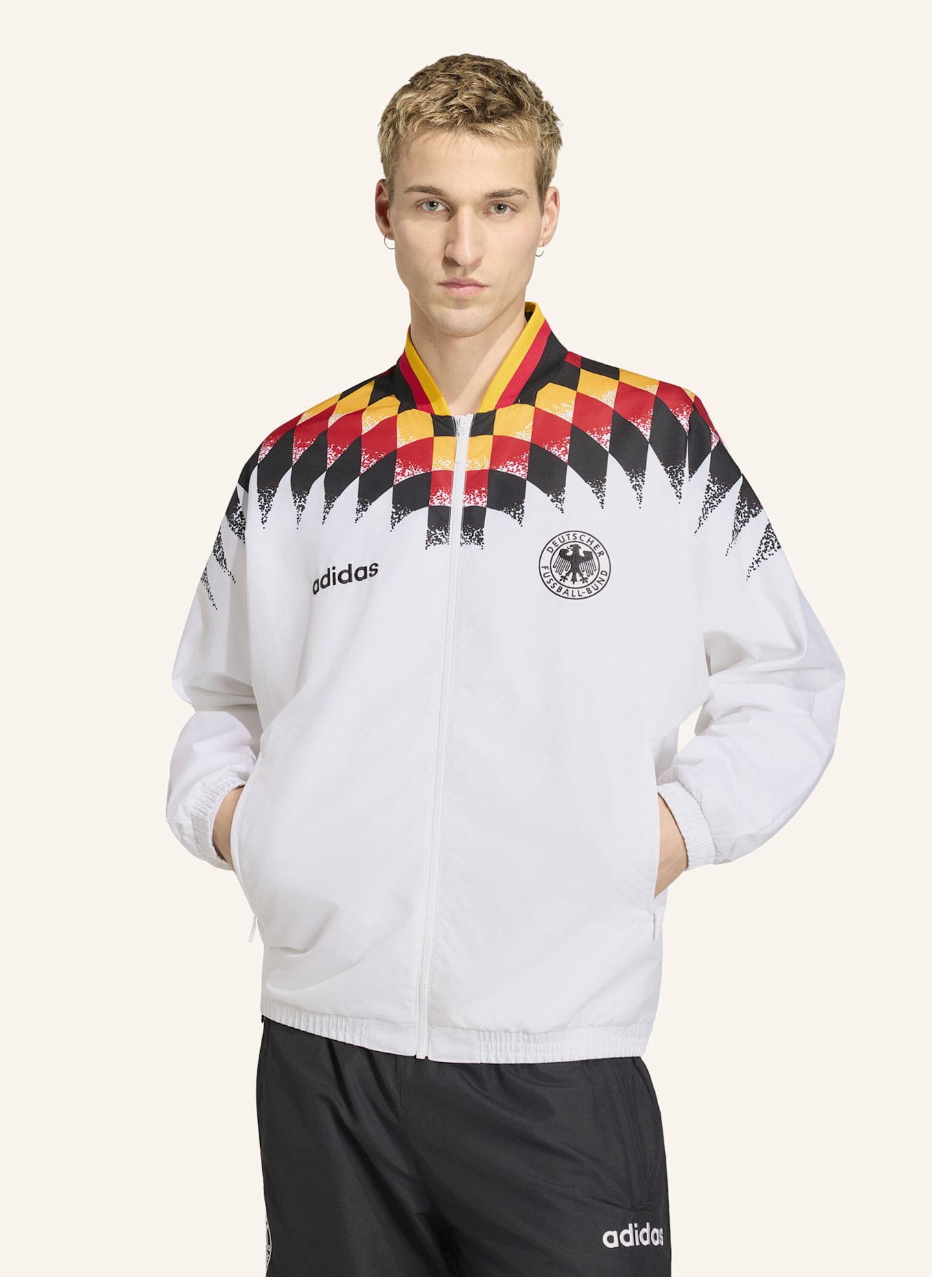 adidas Trainingsjacke DEUTSCHLAND 1994: WEISS