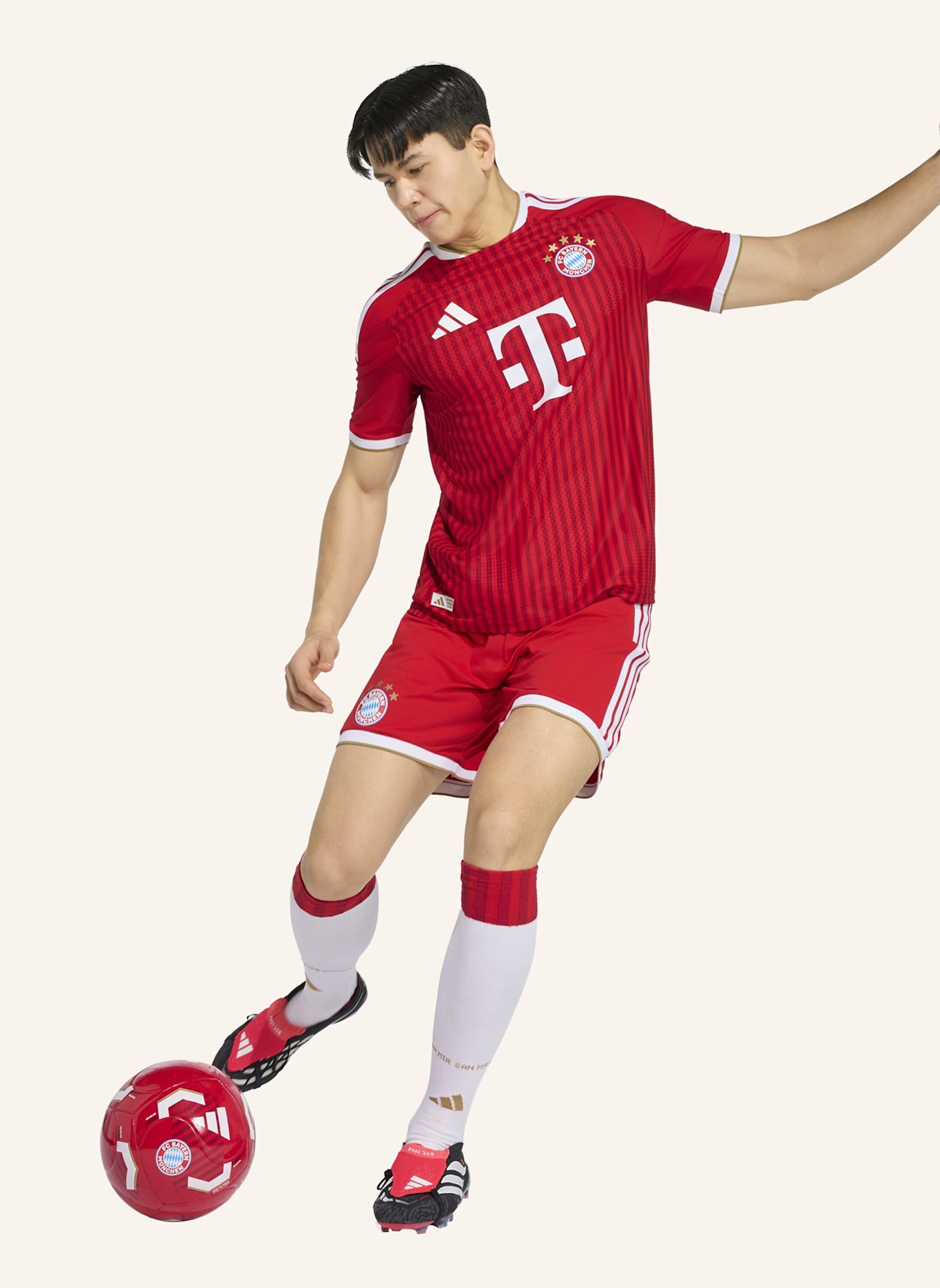 adidas FC BAYERN MÜNCHEN 26/27 AUTHENTIC HEIMTRIKOT: ROT/ WEISS