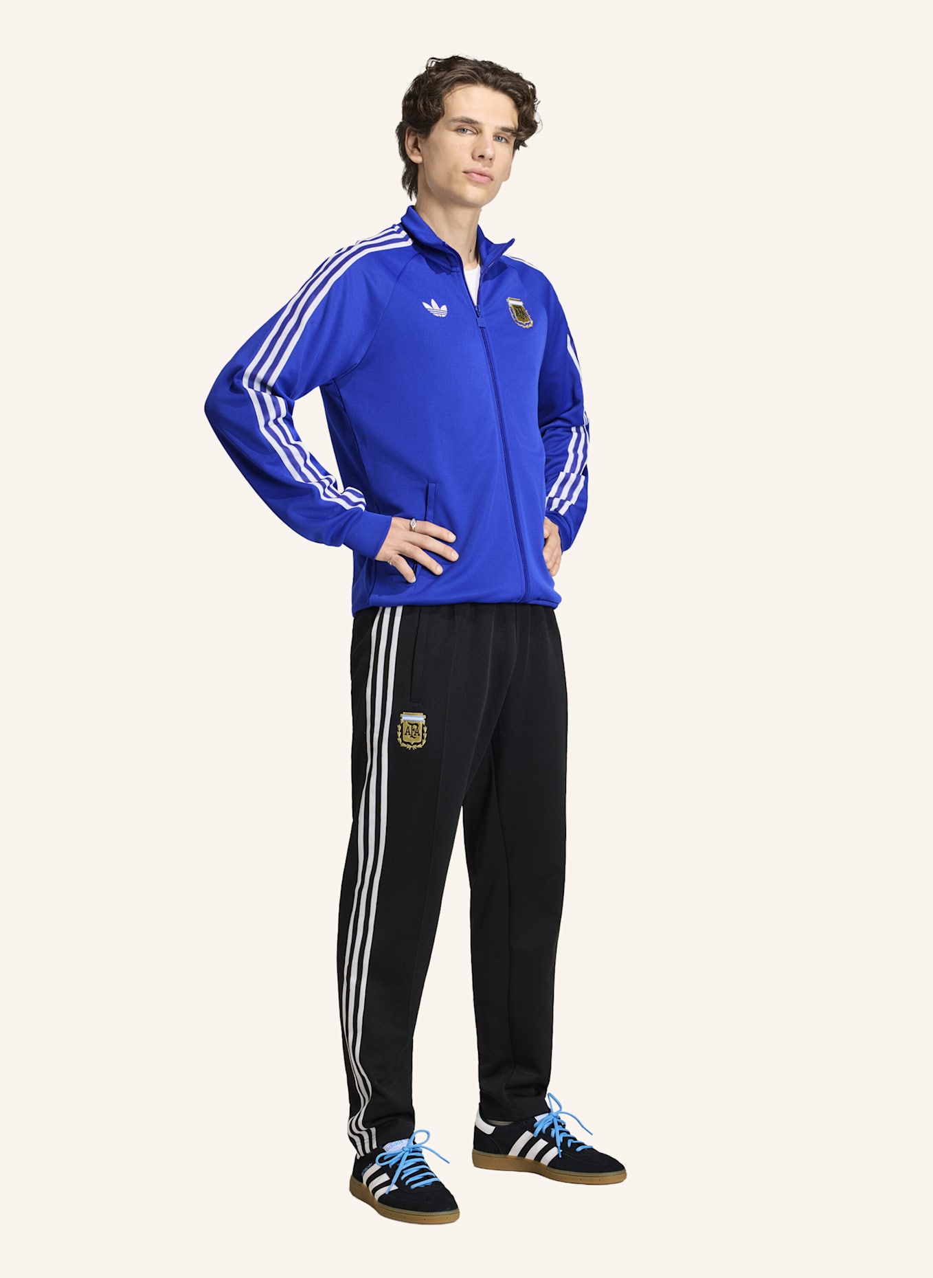 adidas ARGENTINIEN ORIGINALS TRAININGSHOSE.: SCHWARZ