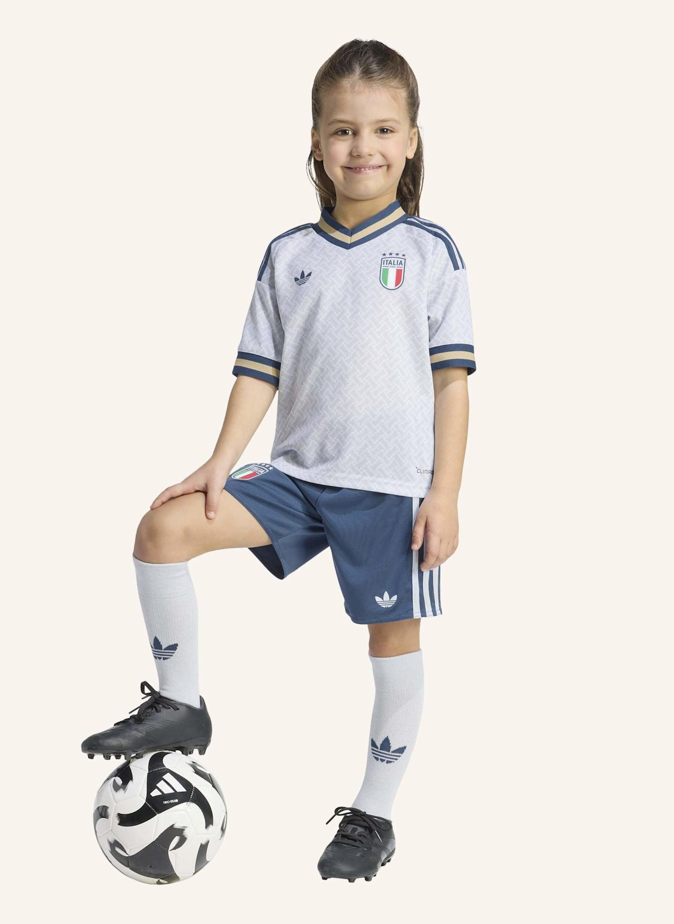adidas ITALIEN 26 KIDS AUSWÄRTSAUSRÜSTUNG: BLAU